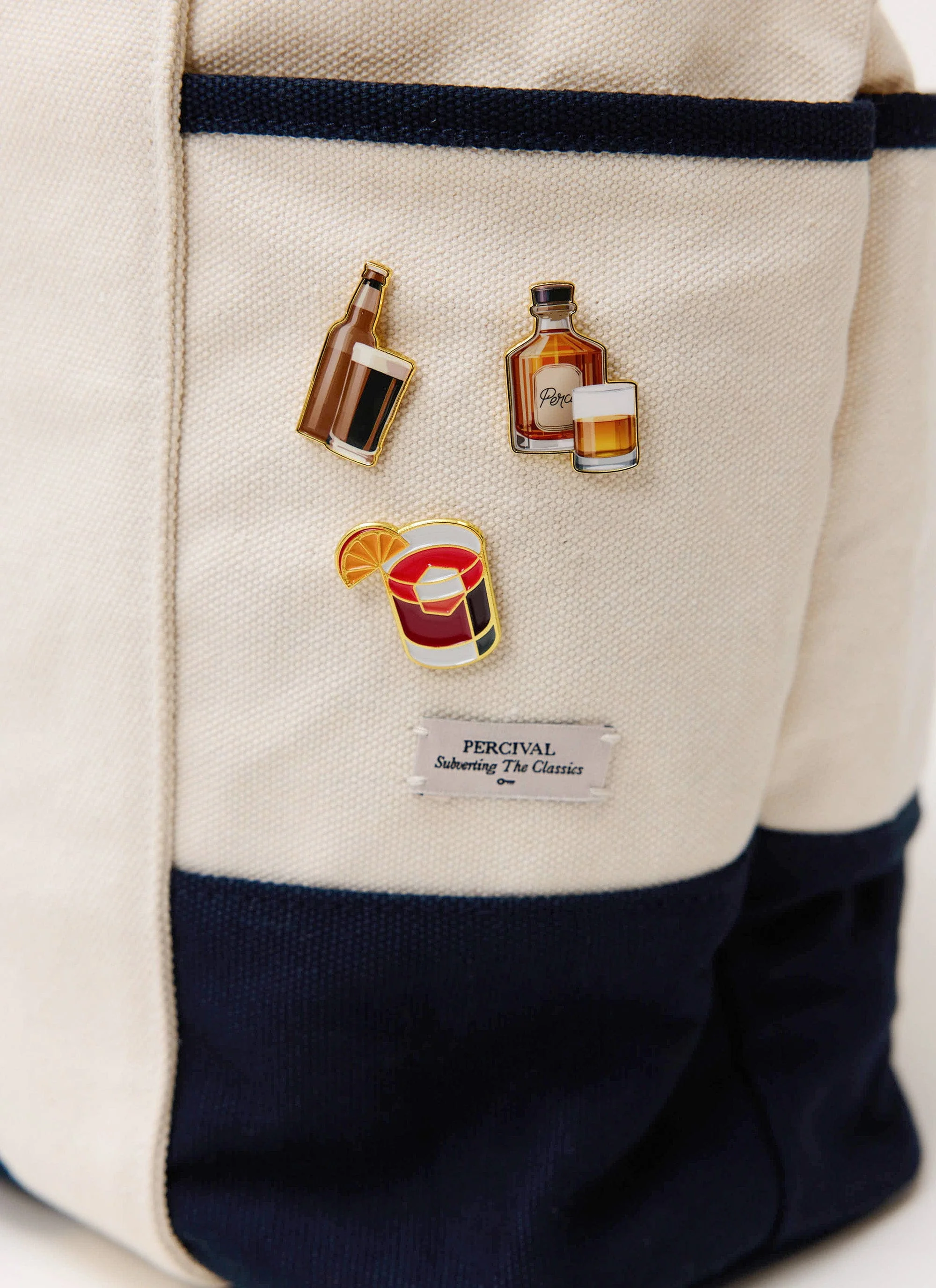 Percival Stout Pin Badges | Multi - Image 2