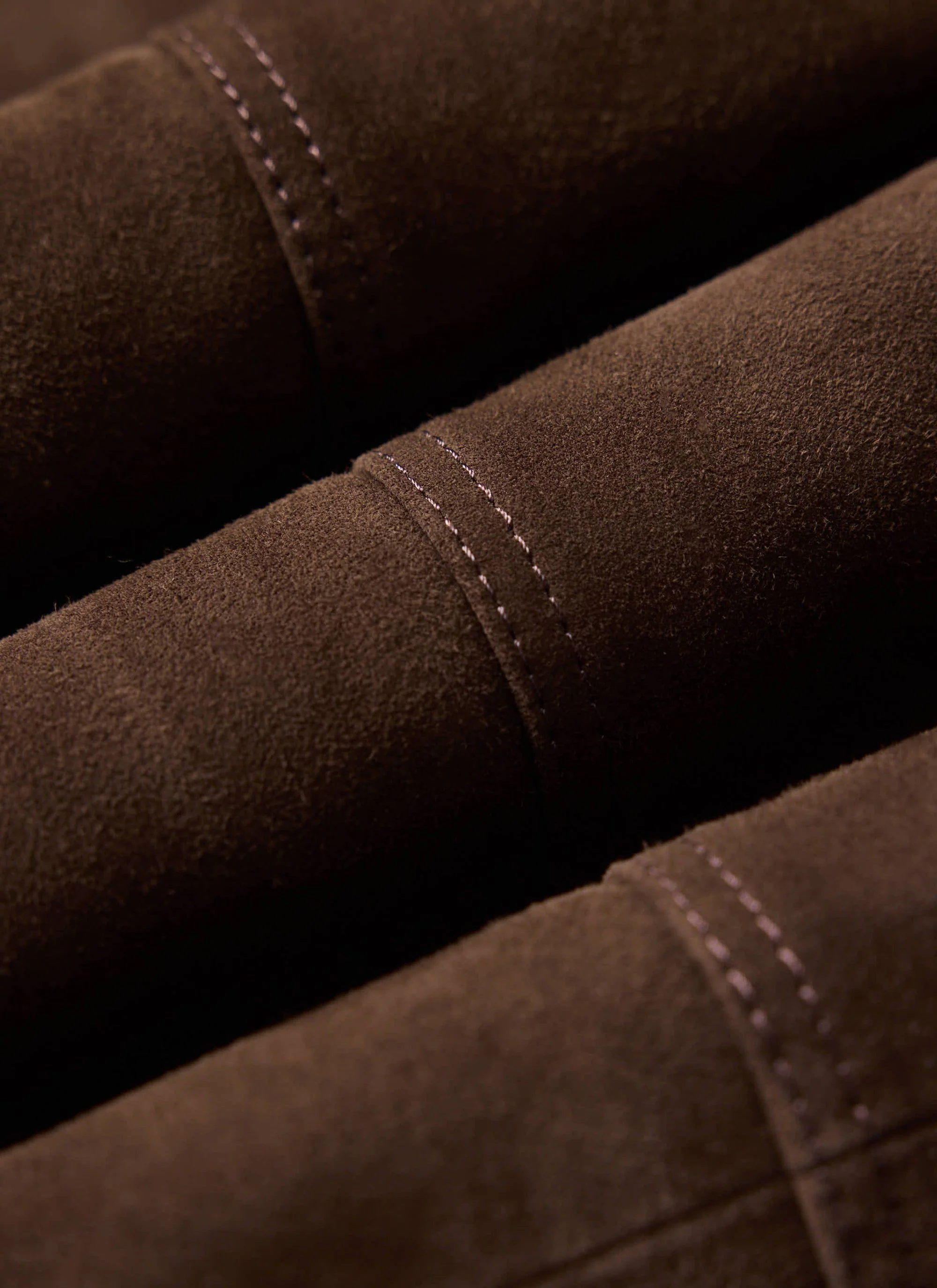Prologue Suede Zip Jacket | Espresso - Image 10