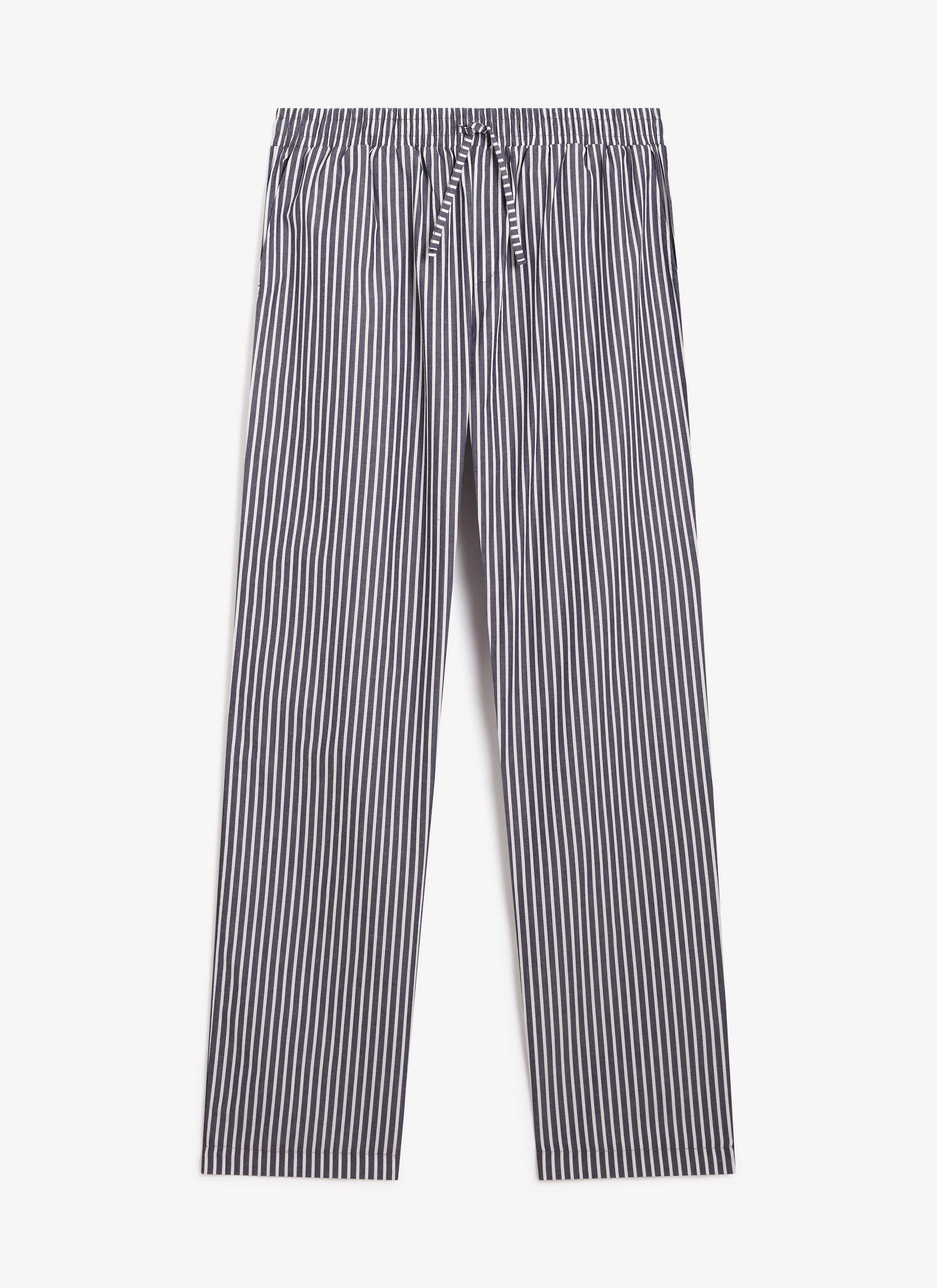 Pyjama Bottoms | Cotton | Blue - Image 5