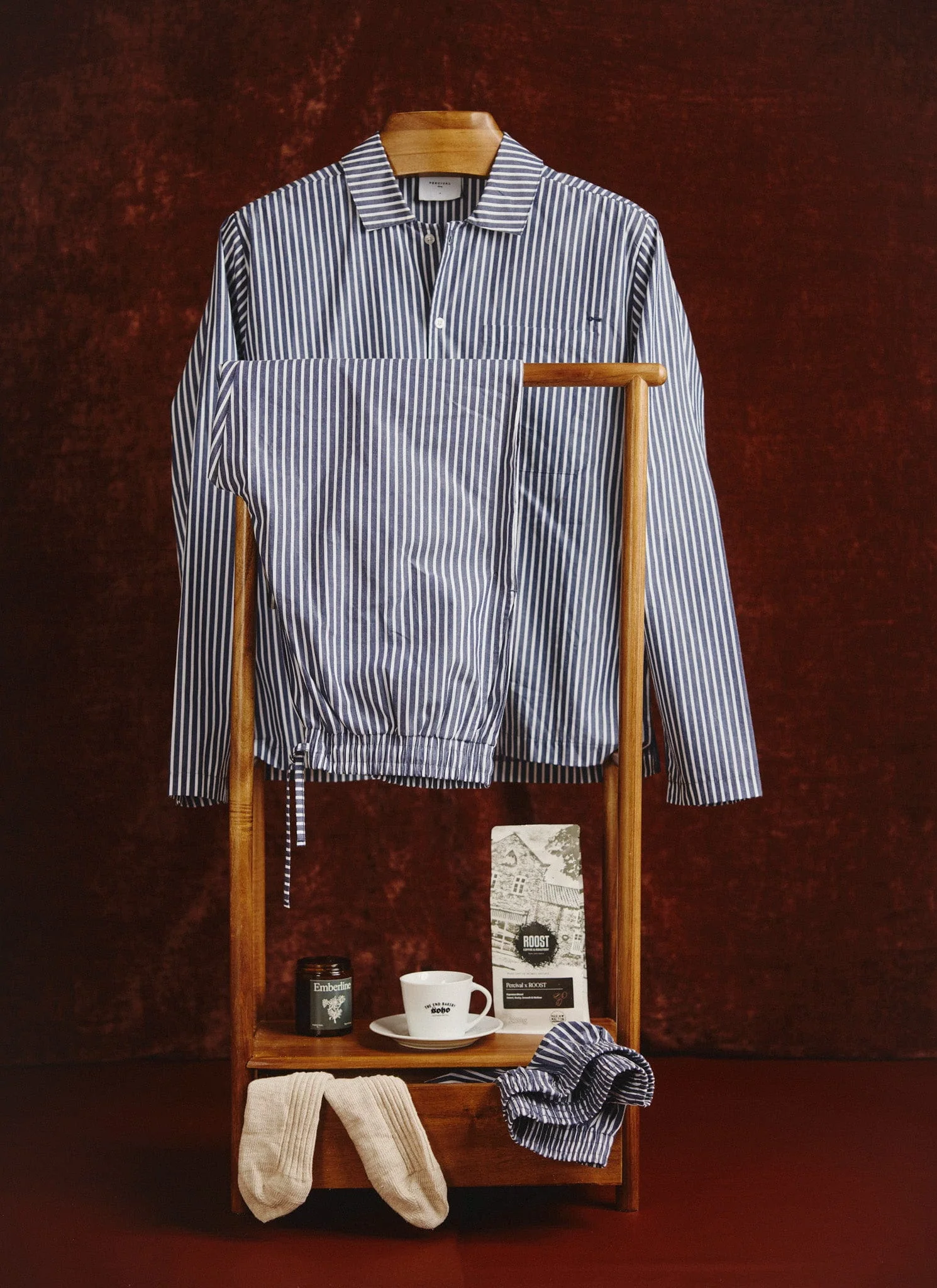 Pyjama Top | Cotton | Blue - Image 6