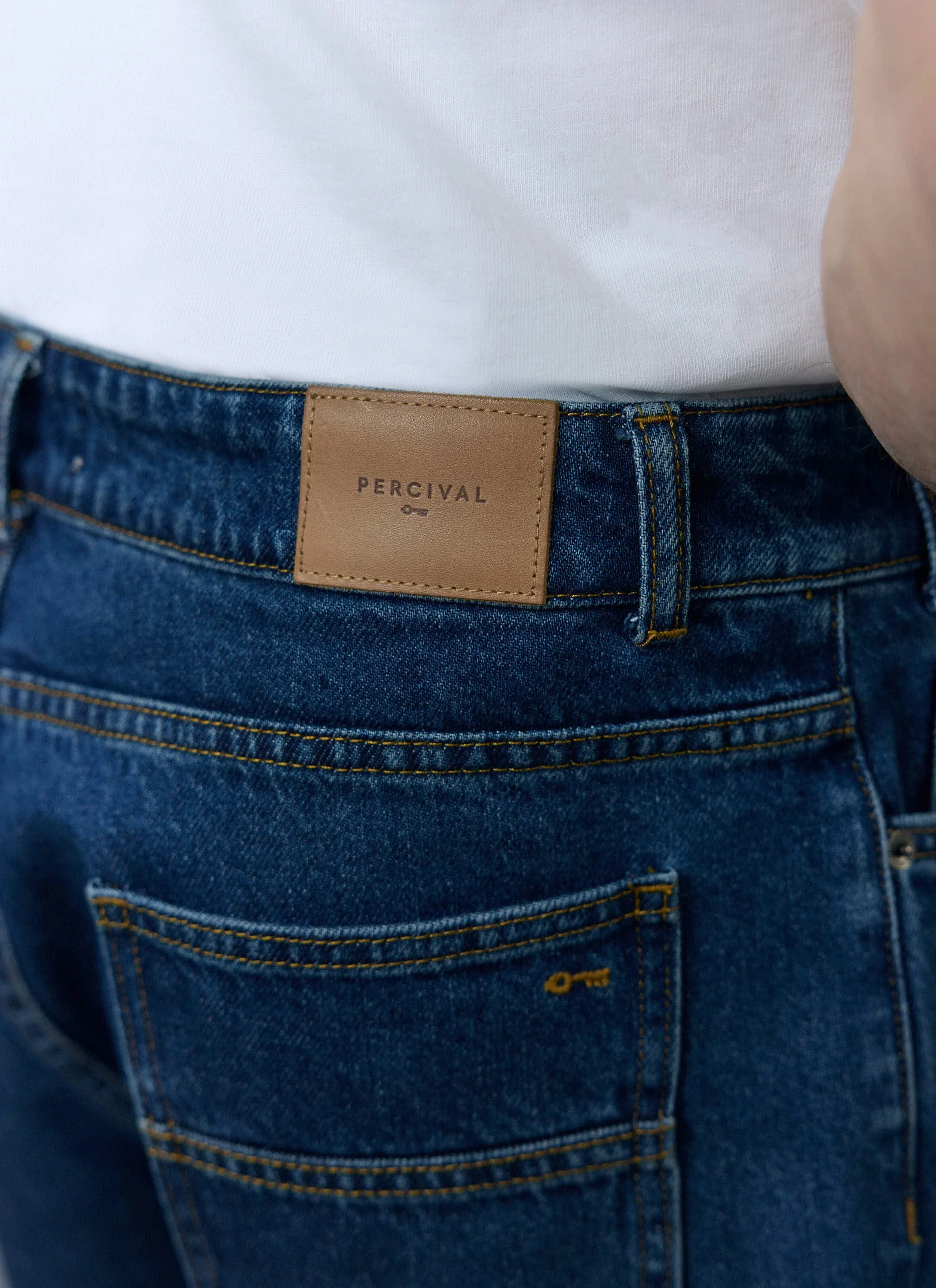 Relaxed Leg Denim Jeans | Cotton | Mid Wash Blue - Image 6