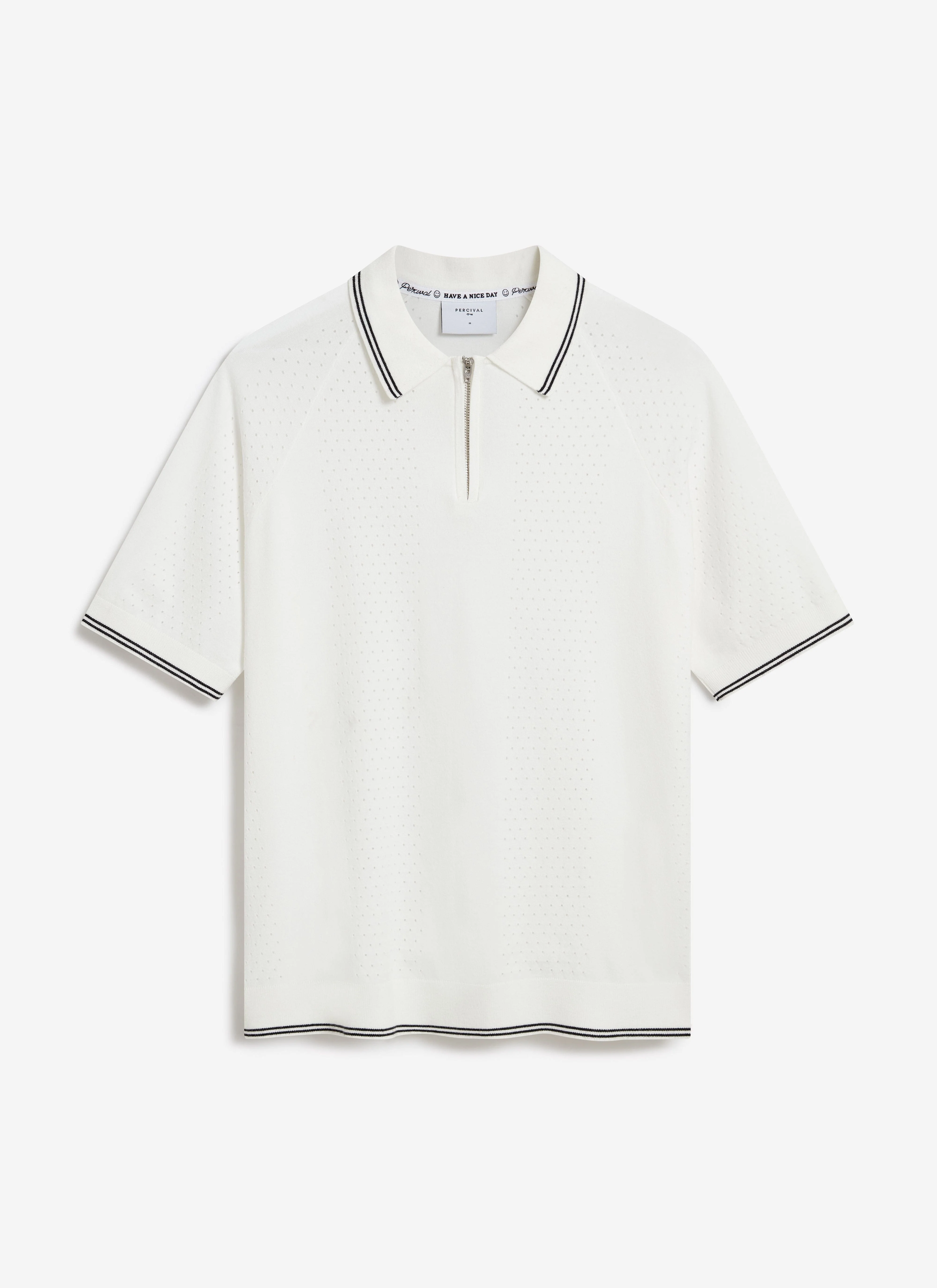 Rossi Knitted Polo | White - Image 5