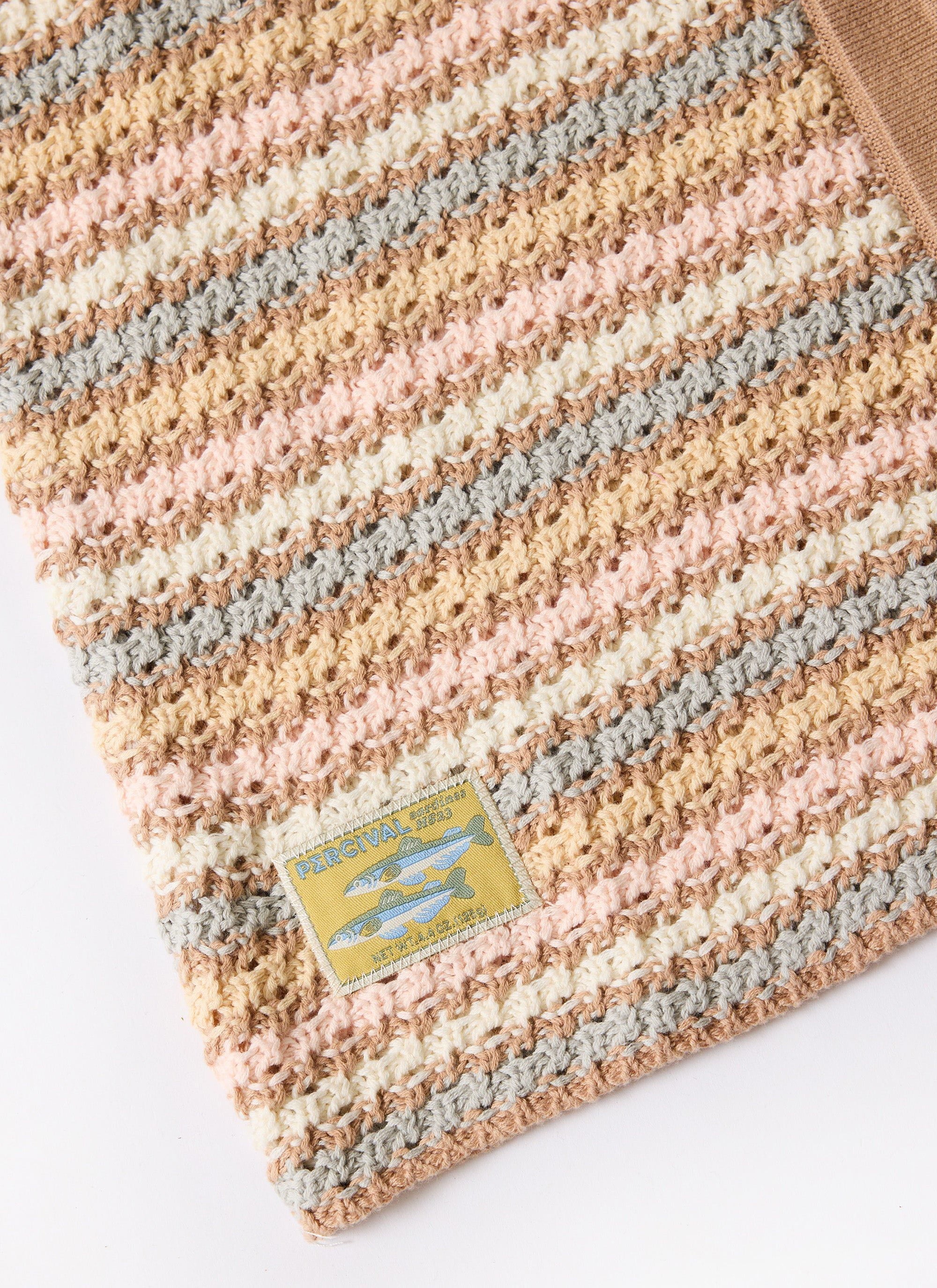 Sari Stripe Knitted Shirt | Cotton | Cream - Image 4
