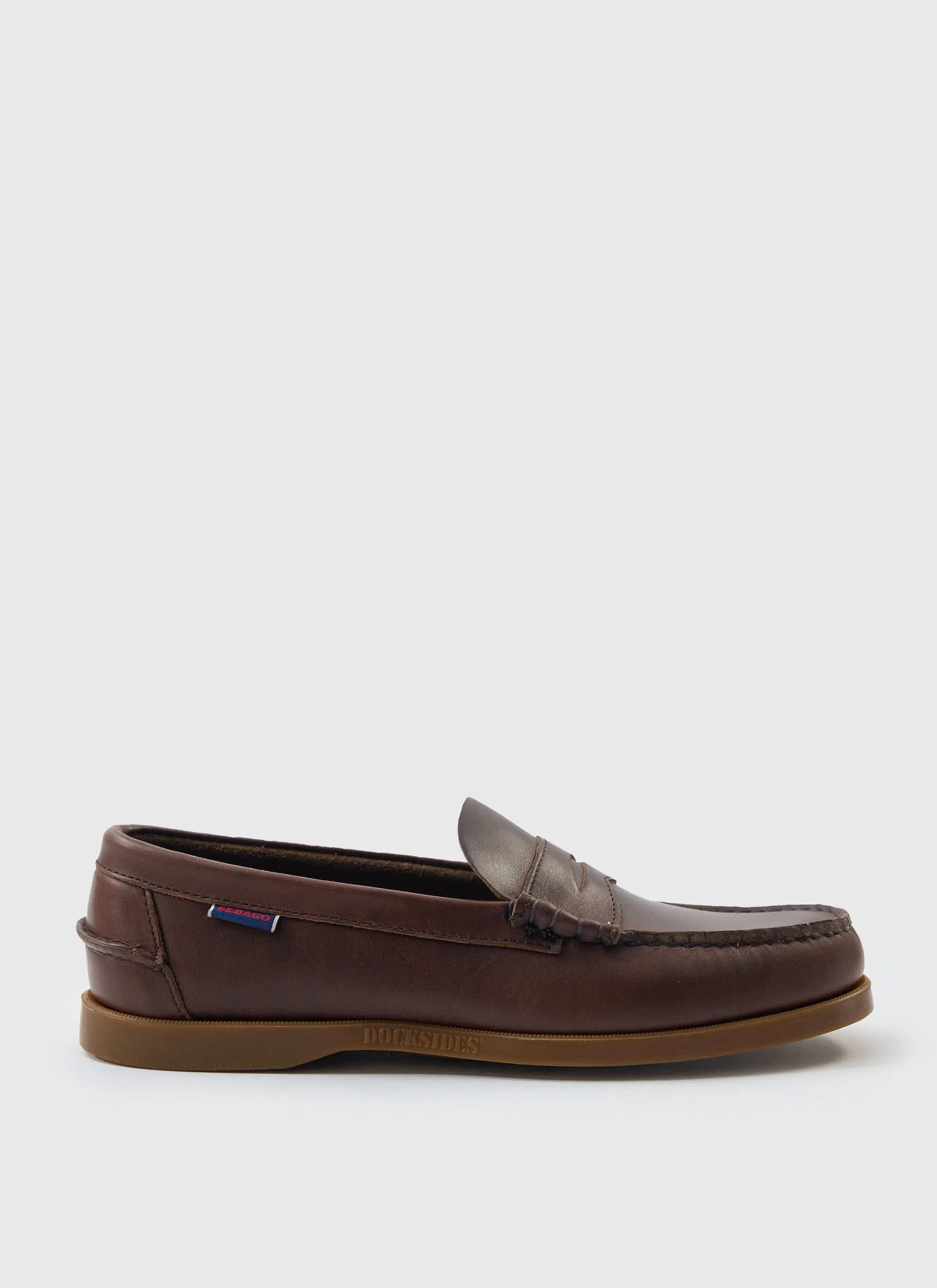 Sebago | Dolphin Waxed Loafer | Dark Brown - Image 3