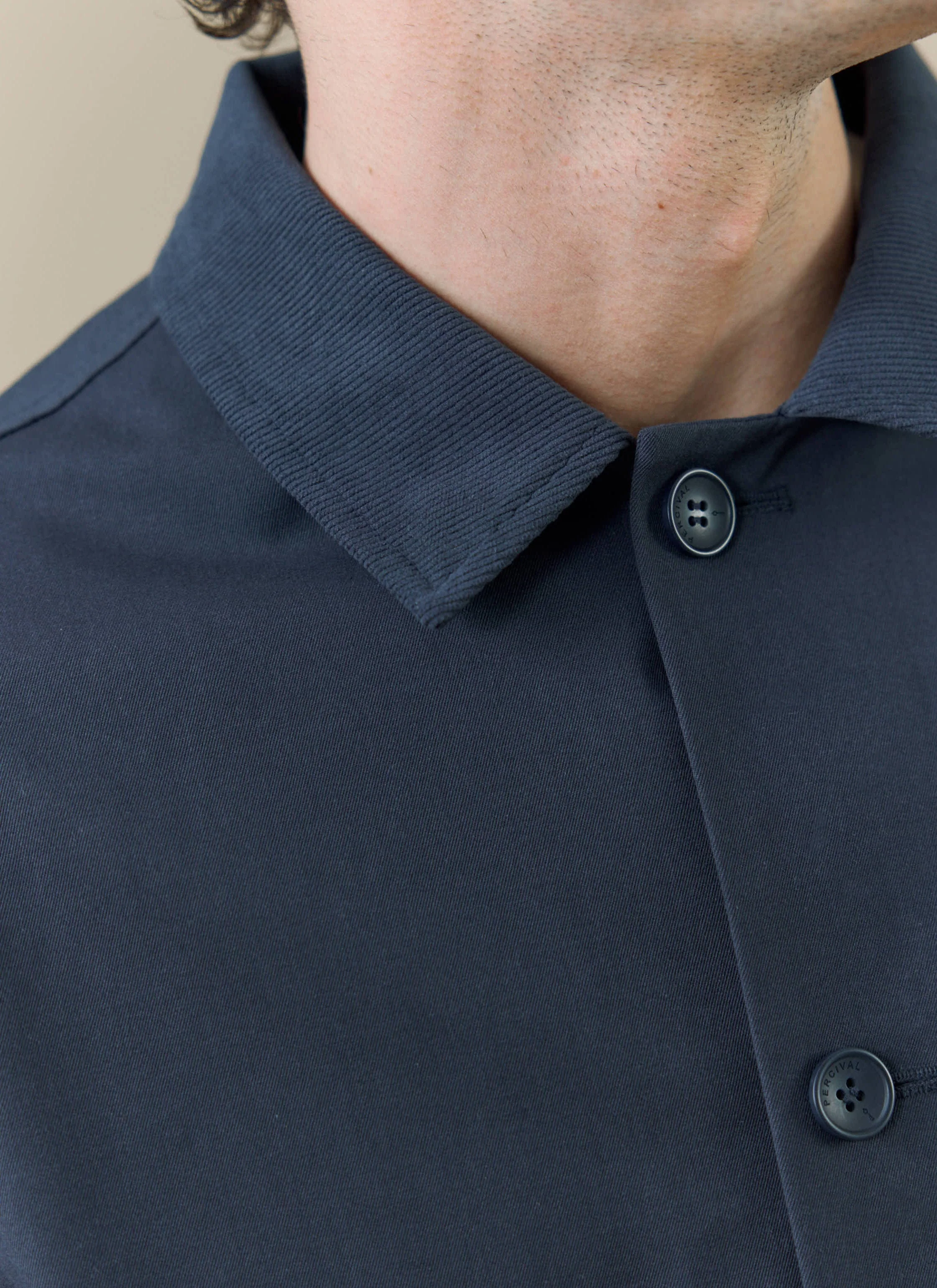 Sherlock Short Trench | Brighton & Hove Albion F.C. x Percival | Midnight with Olive - Image 5