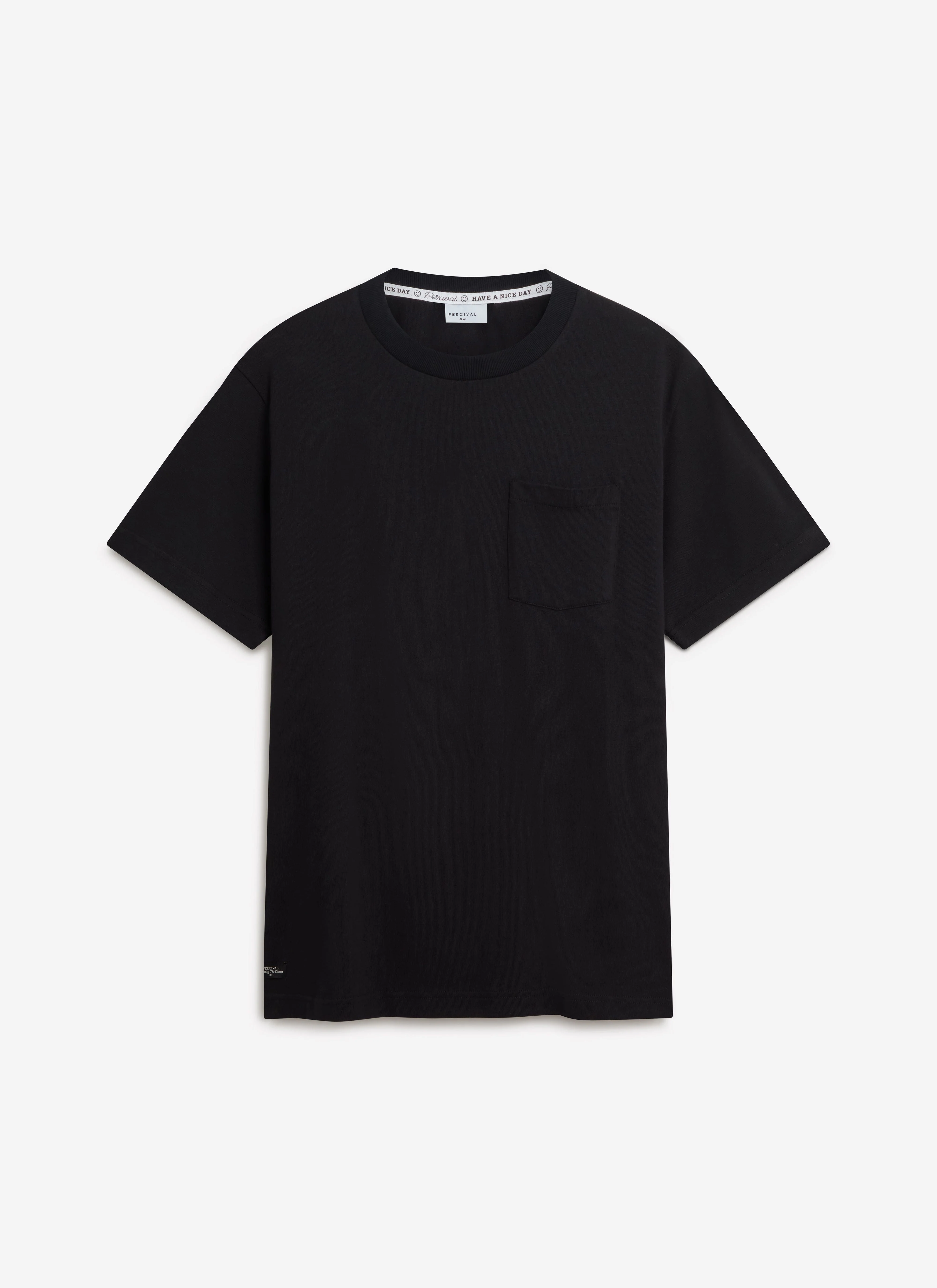 Short Sleeve Pocket T Shirt | Organic Cotton | Black - Image 5