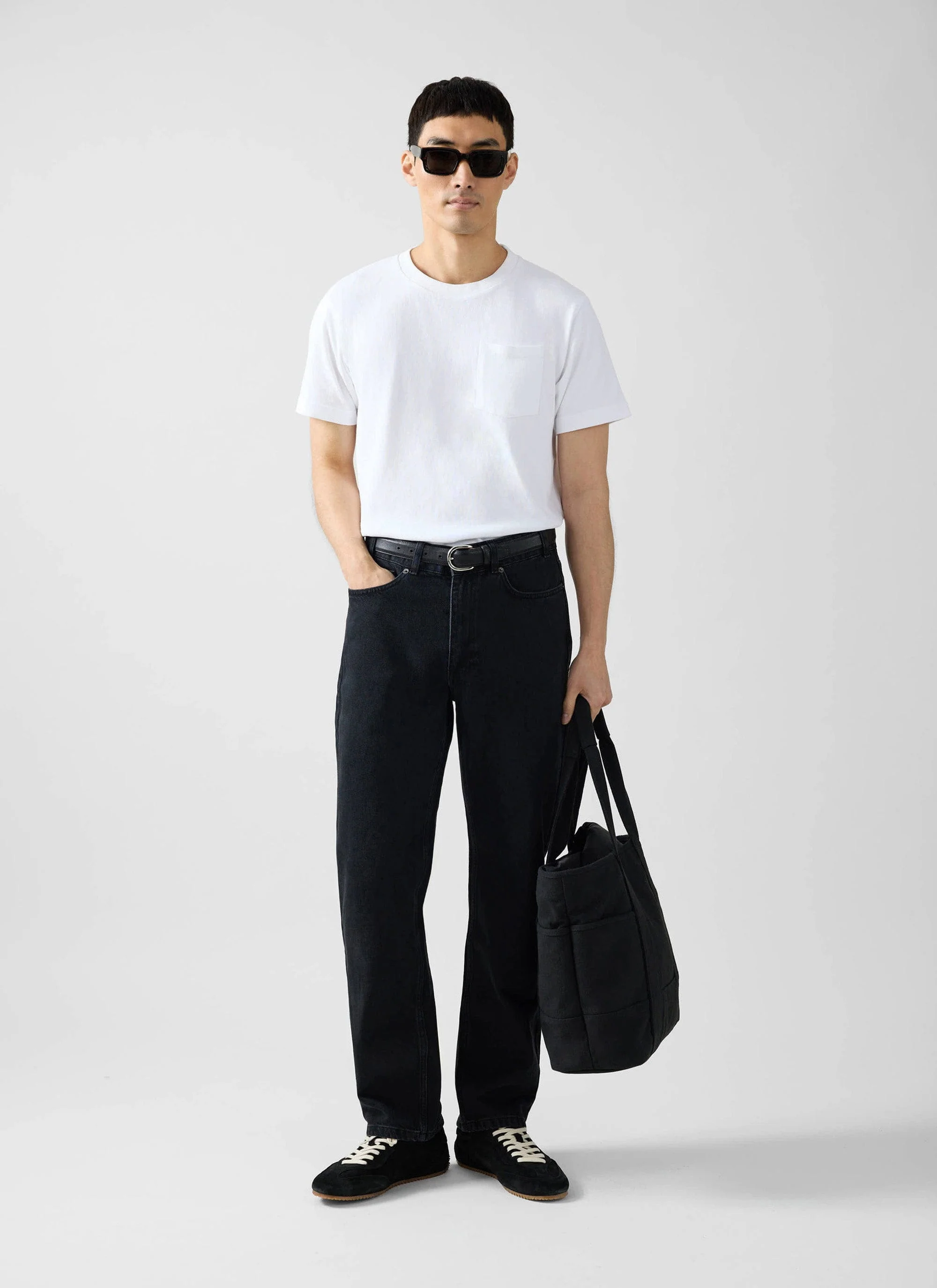 Short Sleeve Pocket T Shirt | Organic Cotton | White - Image 4