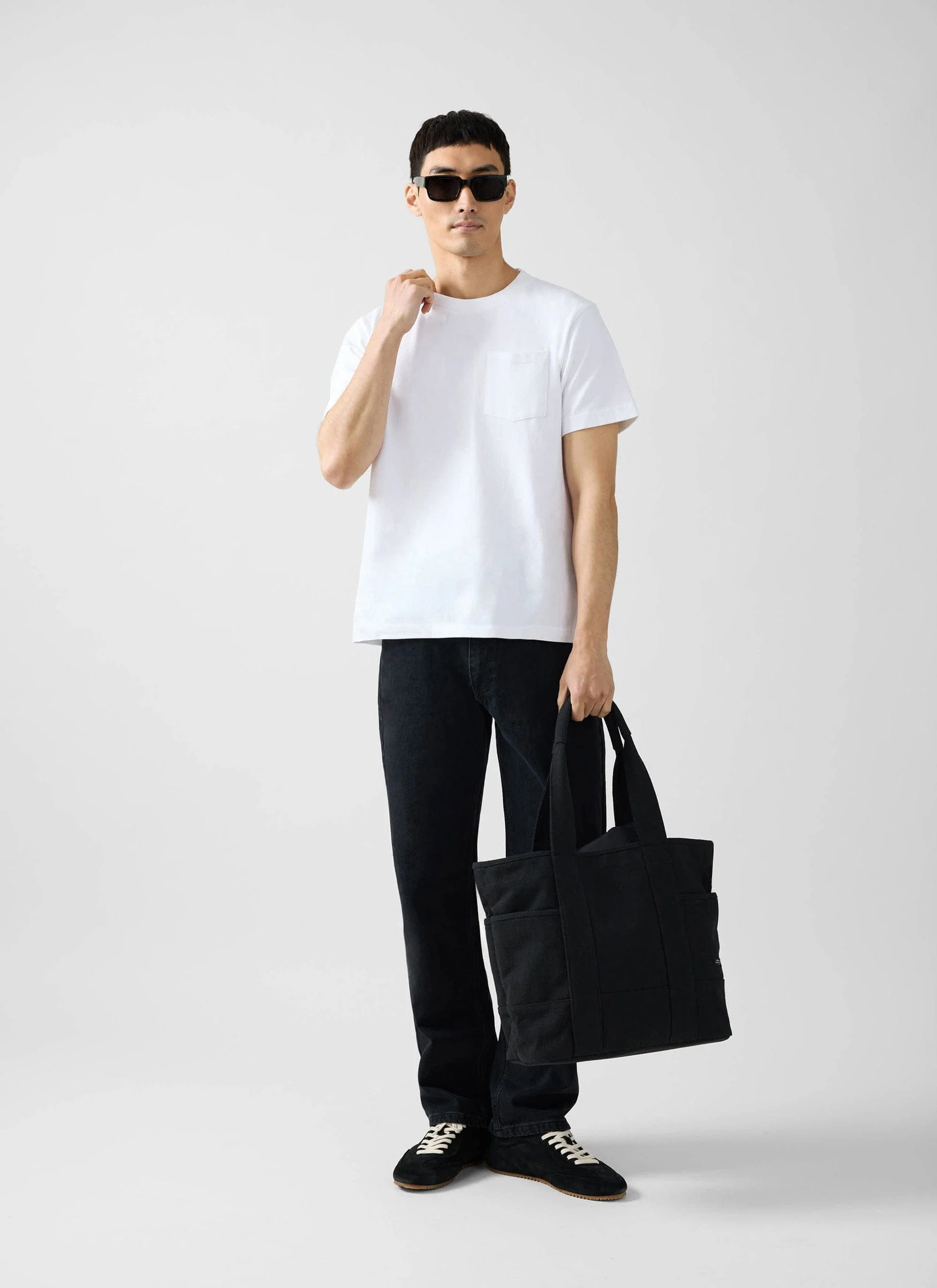 Short Sleeve Pocket T Shirt | Organic Cotton | White - Image 6