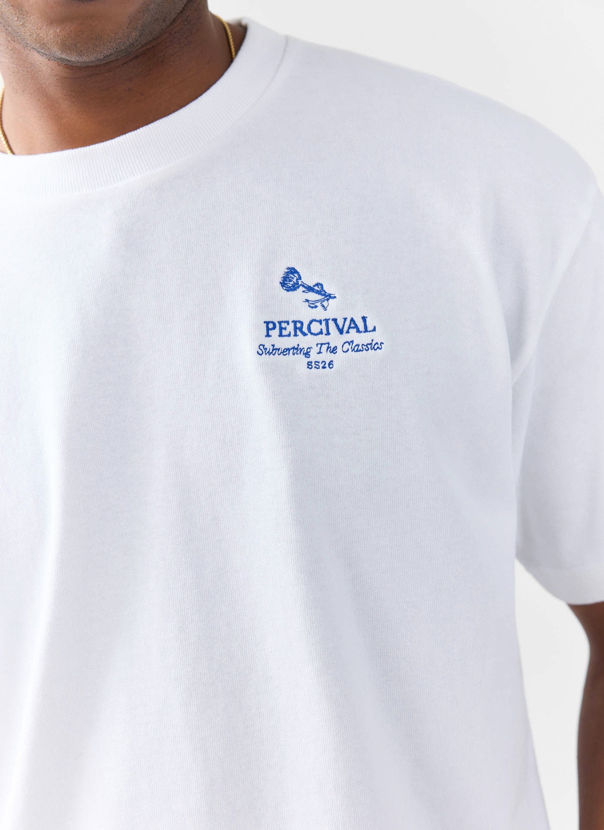 Smith Floral Oversized T Shirt | Organic Cotton | White - Image 3