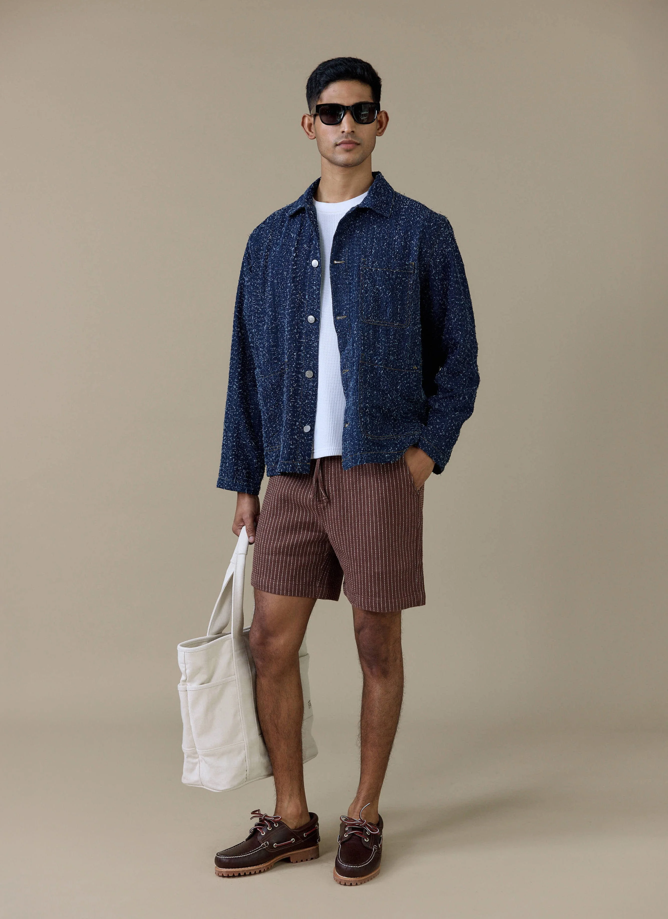 Sorrento Shorts | Linen | Brown - Image 6