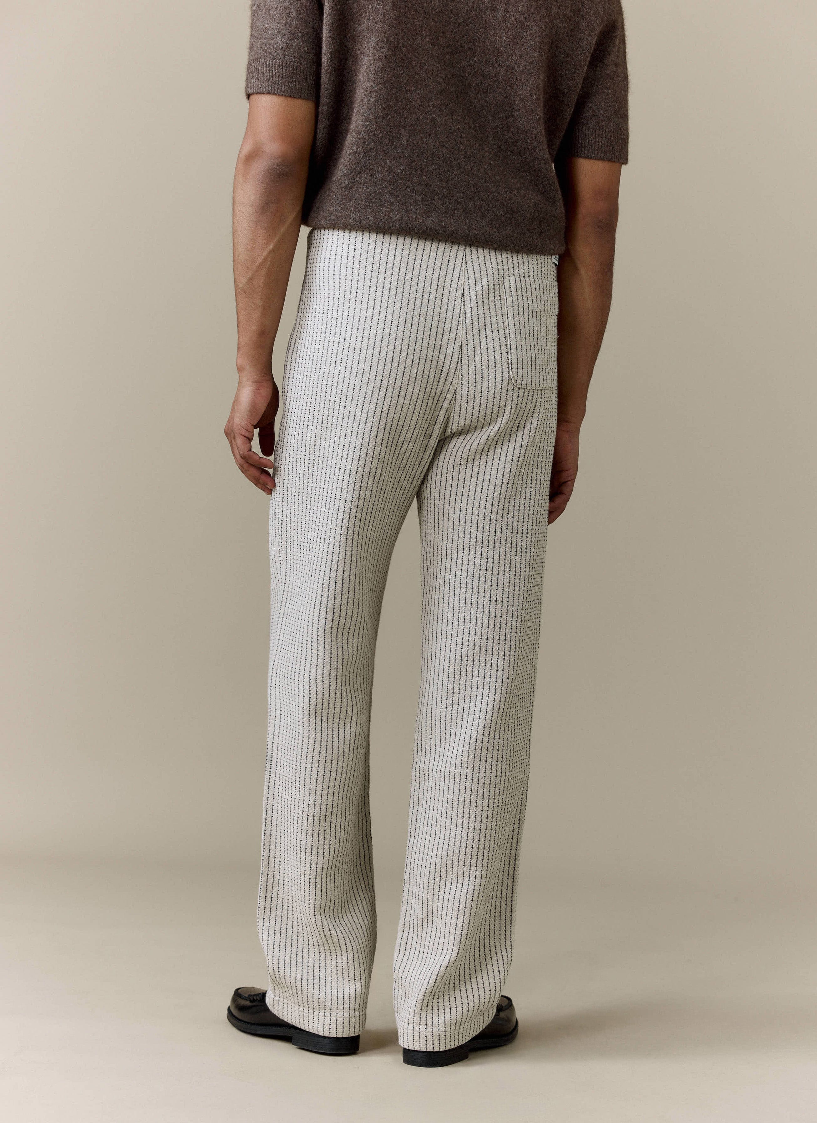 Sorrento Wide Leg Trousers | Linen | Cream - Image 4