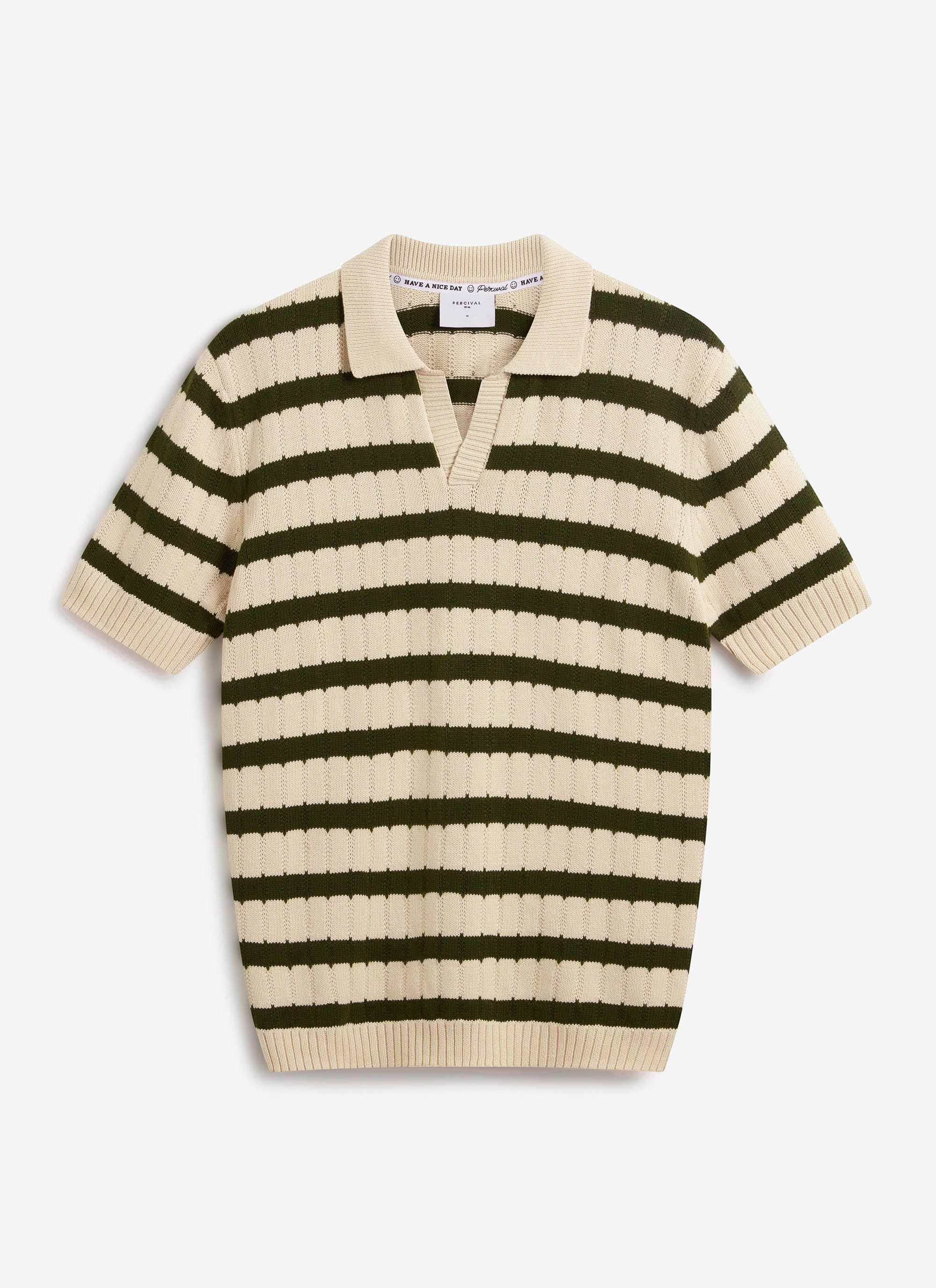 Stine Knitted Polo | Cotton | Cream - Image 6