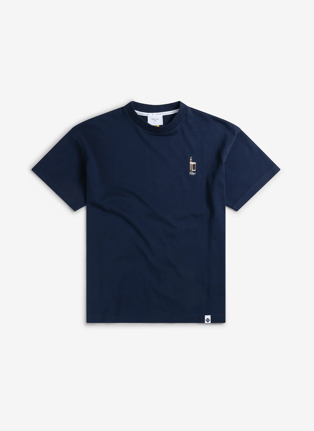 Stout Oversized T Shirt | Embroidered Organic Cotton | Navy - Image 4