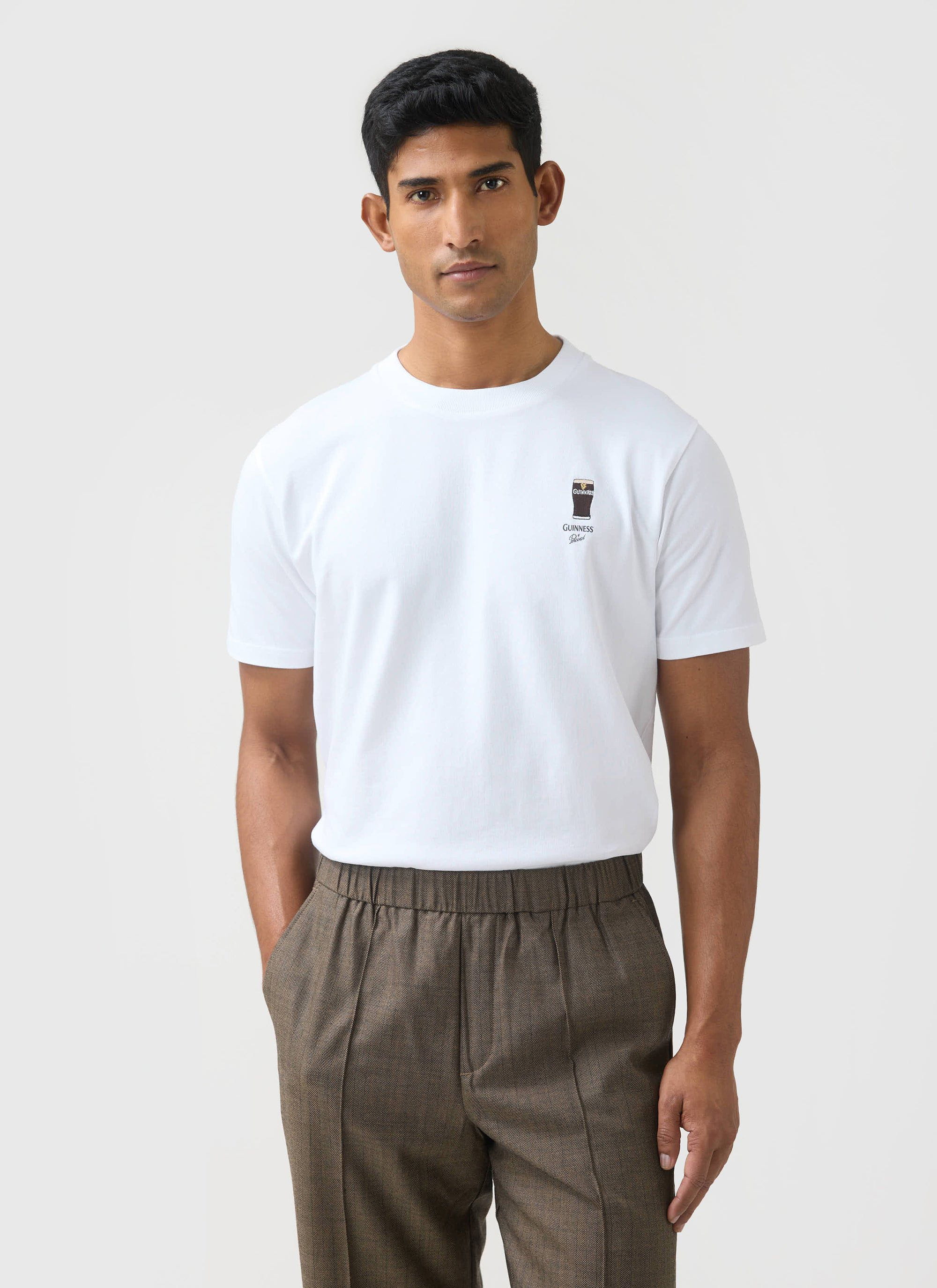 Stout T Shirt | Percival x Guinness | White - Image 2