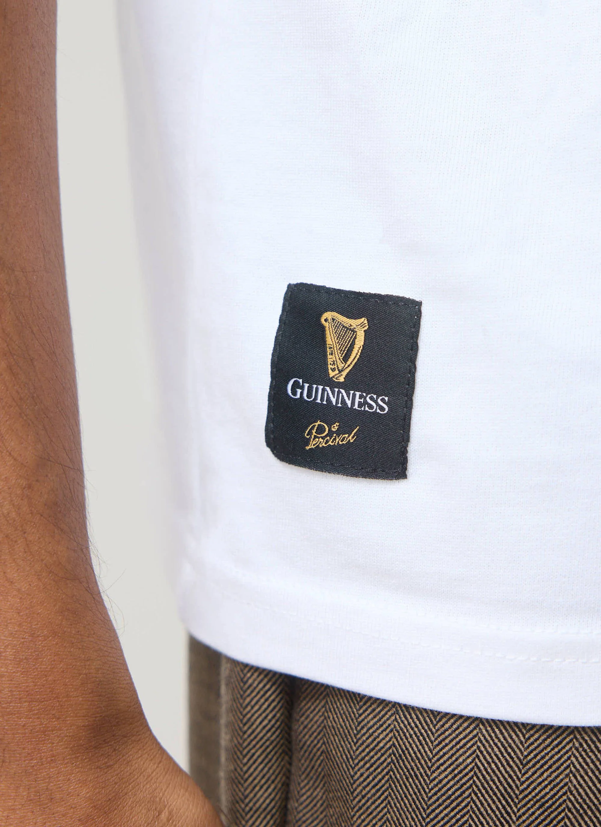 Stout T Shirt | Percival x Guinness | White - Image 4