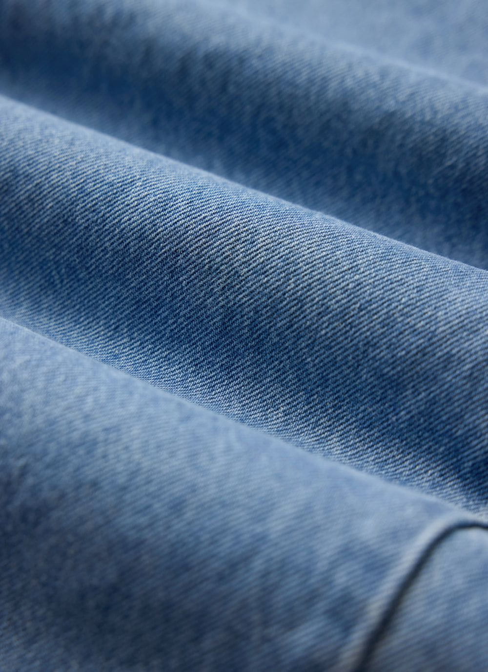 Straight Leg Denim Jeans | Cotton | Light Wash Blue - Image 5