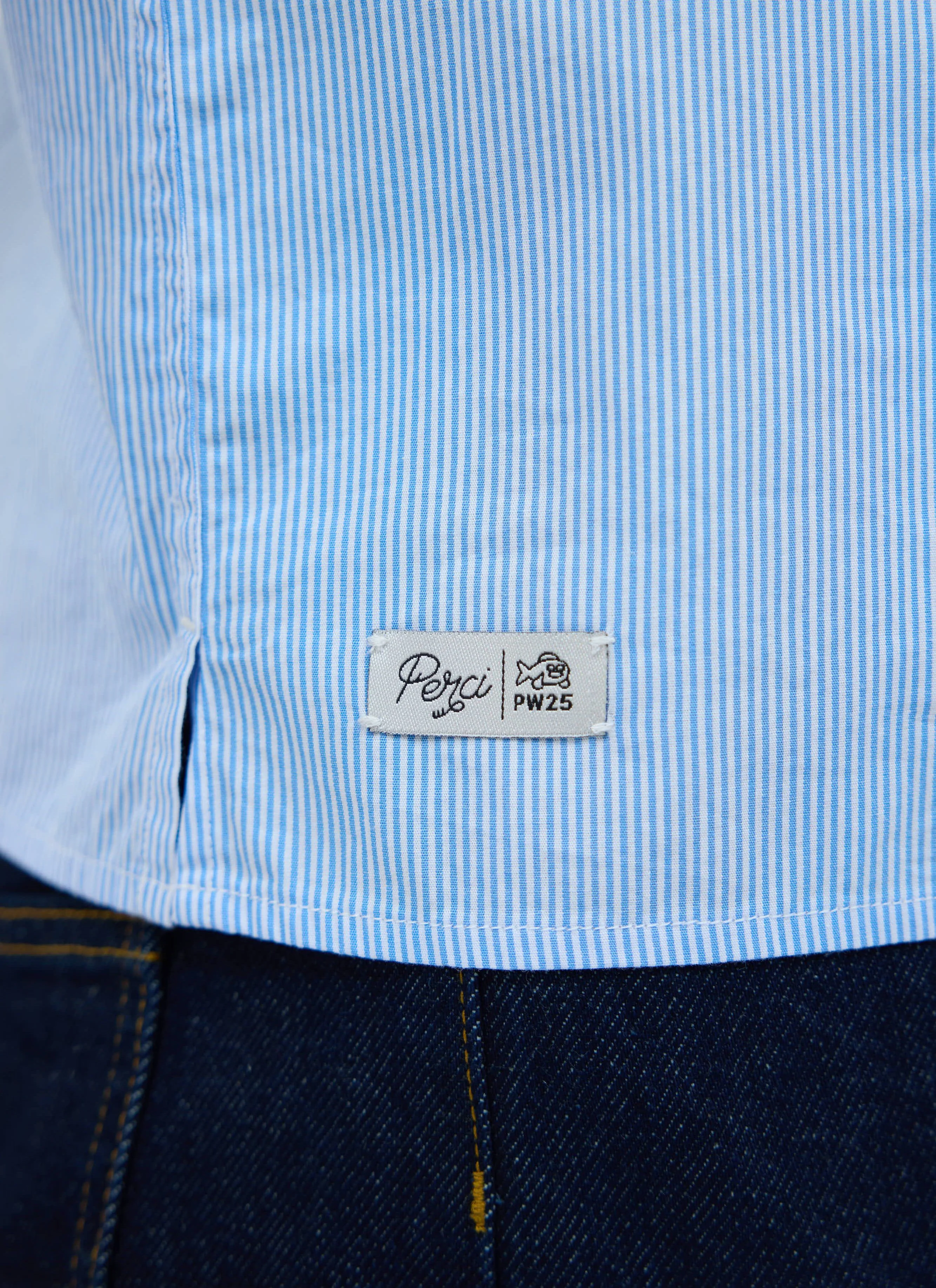 Sunflower Stripe Shirt | Cotton | Blue Stripe - Image 5