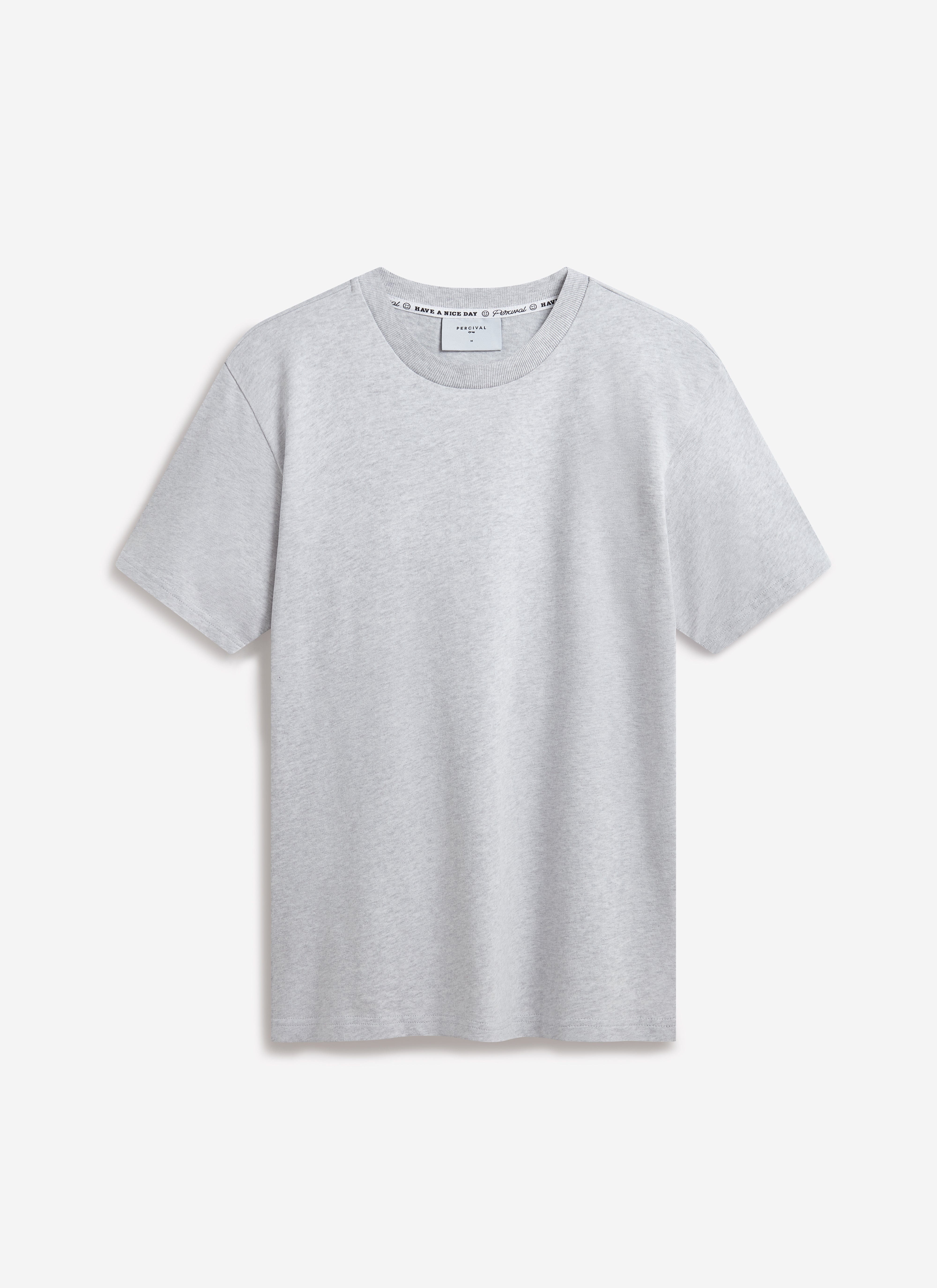 Men's Plain T Shirt | Regular Fit | Organic Cotton | Grey - Image 4