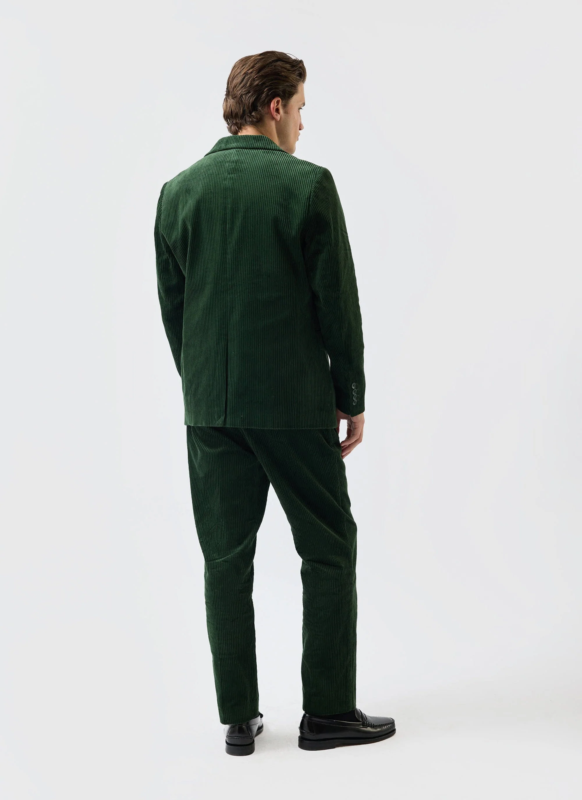 Tailored Blazer | Chunky Cord | Forest - Image 5