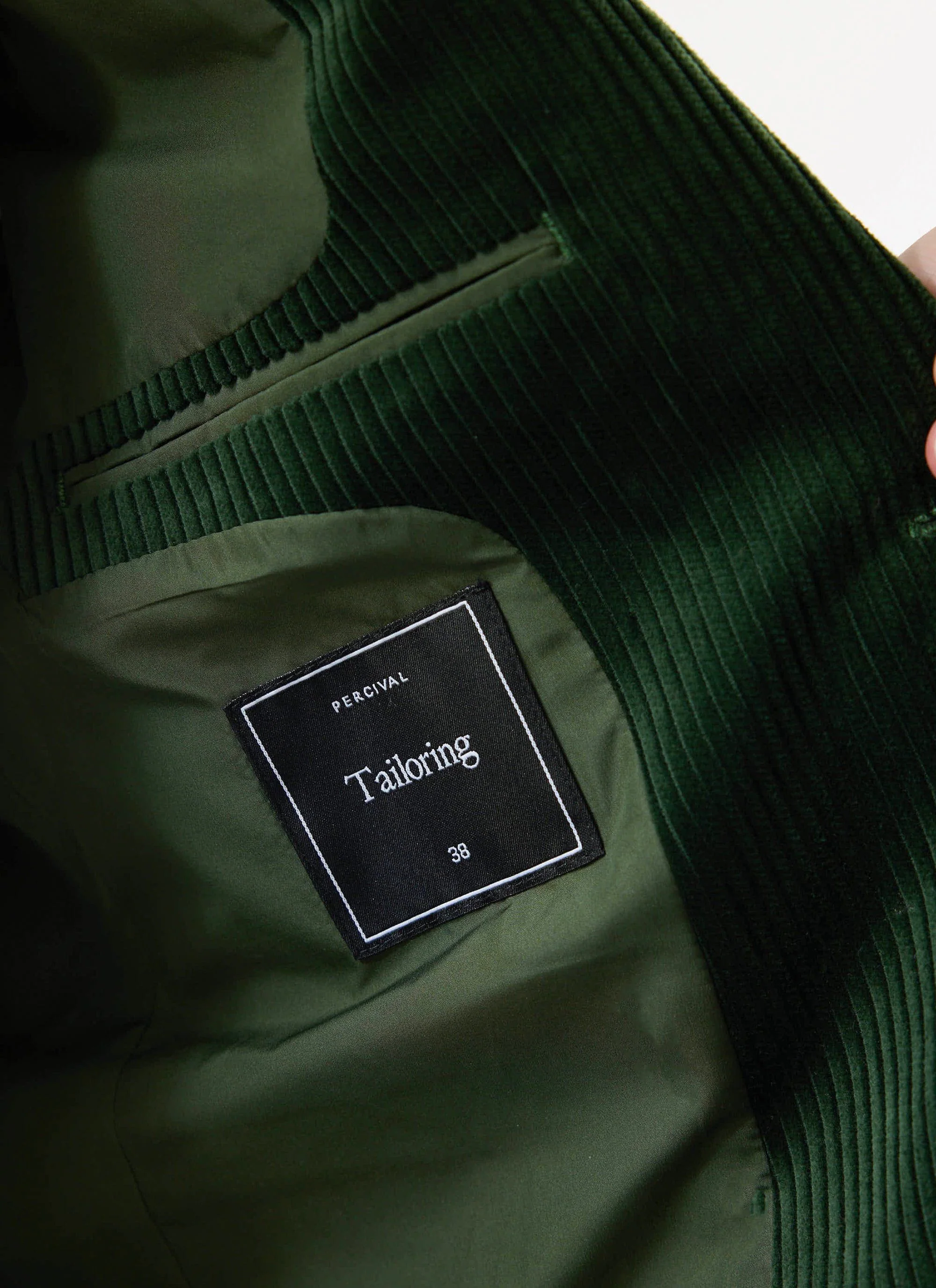 Tailored Blazer | Chunky Cord | Forest - Image 8