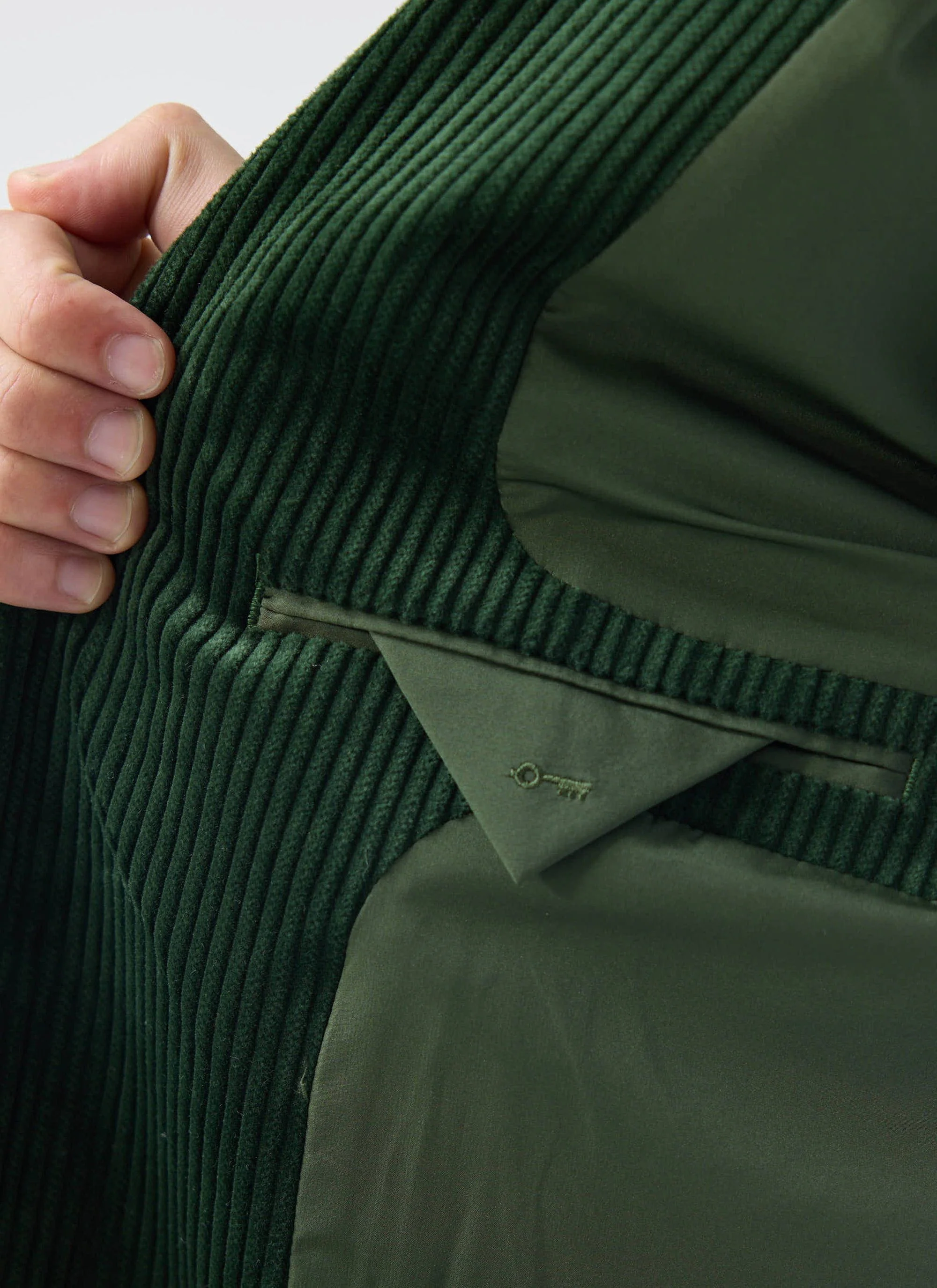 Tailored Blazer | Chunky Cord | Forest - Image 9