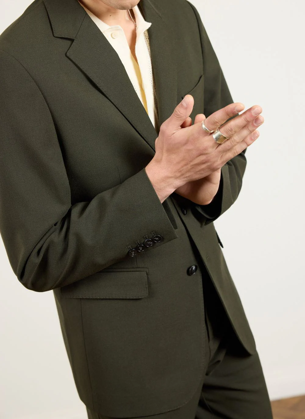 Tailored Blazer | Wool | Forest - Image 10