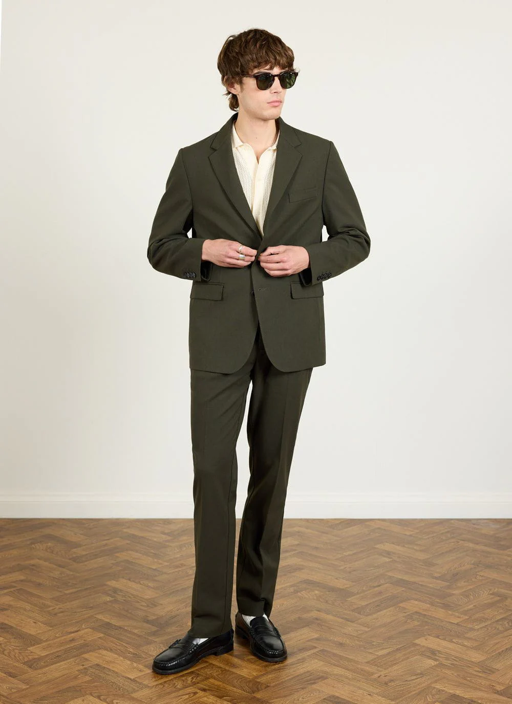 Tailored Blazer | Wool | Forest - Image 3