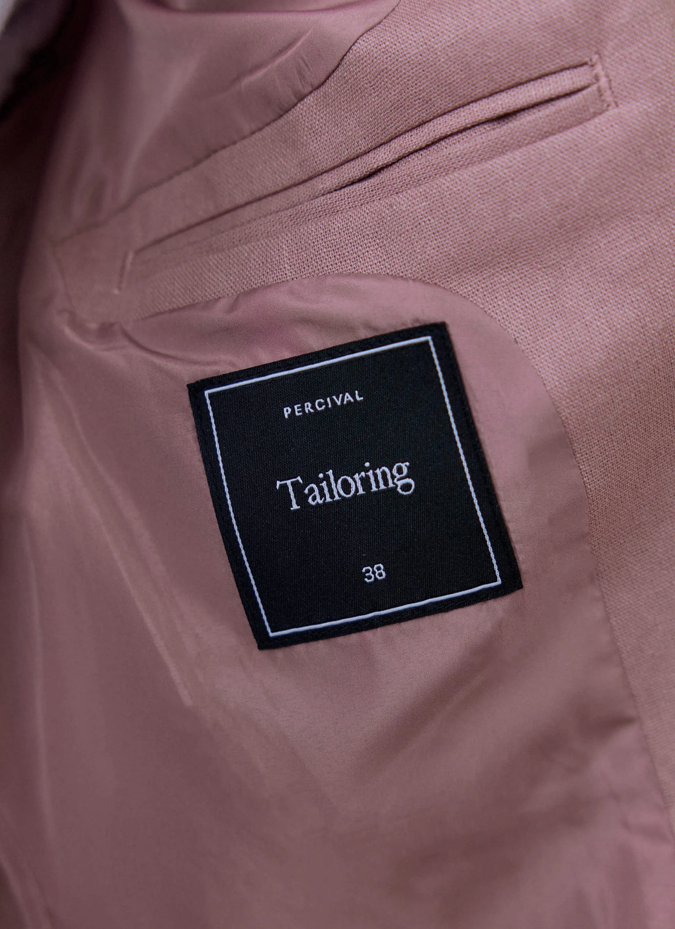 Tailored Blazer | Linen | Dusty Pink - Image 8
