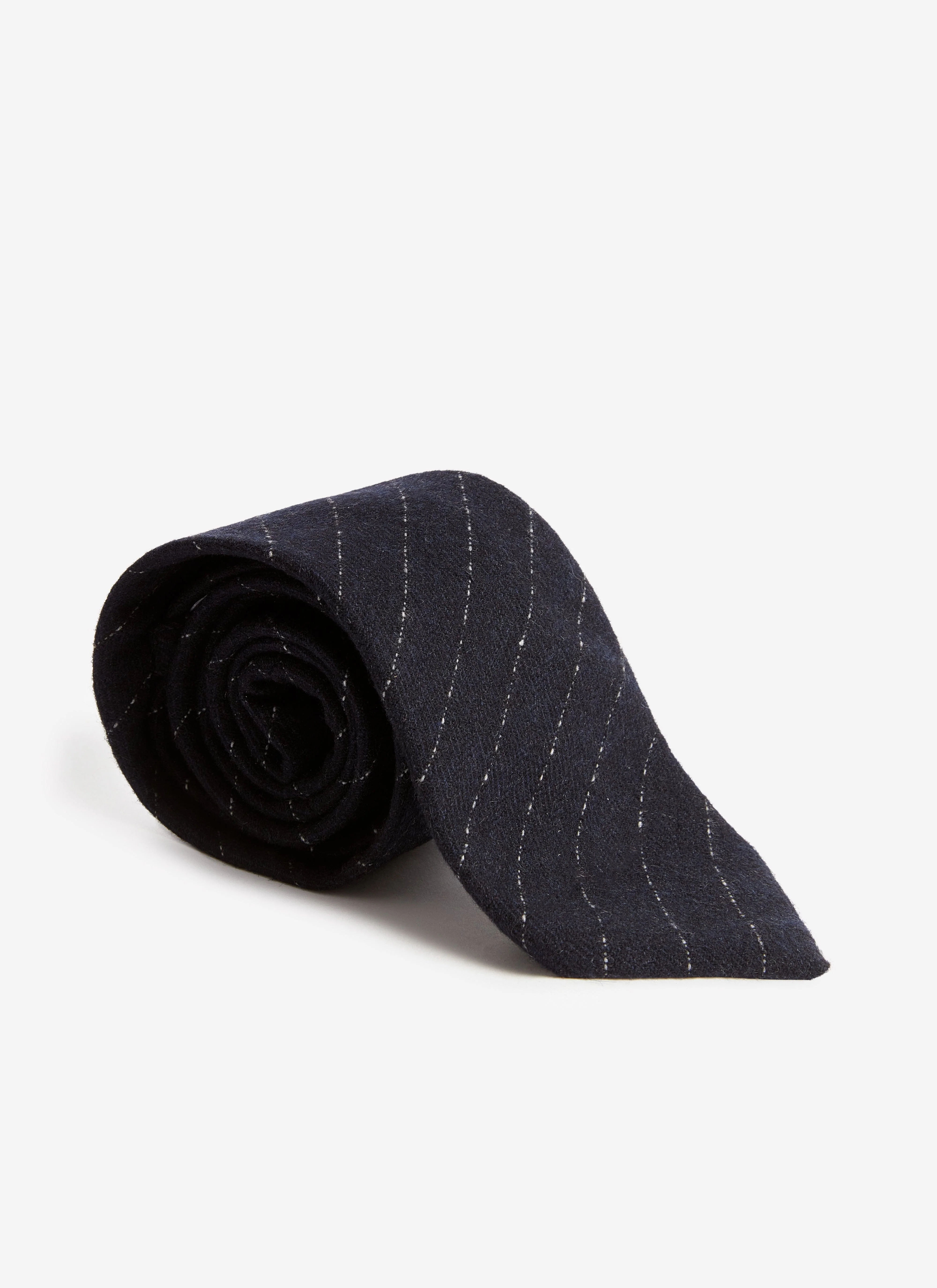 Textured Stripe Tie | Navy - Image 4