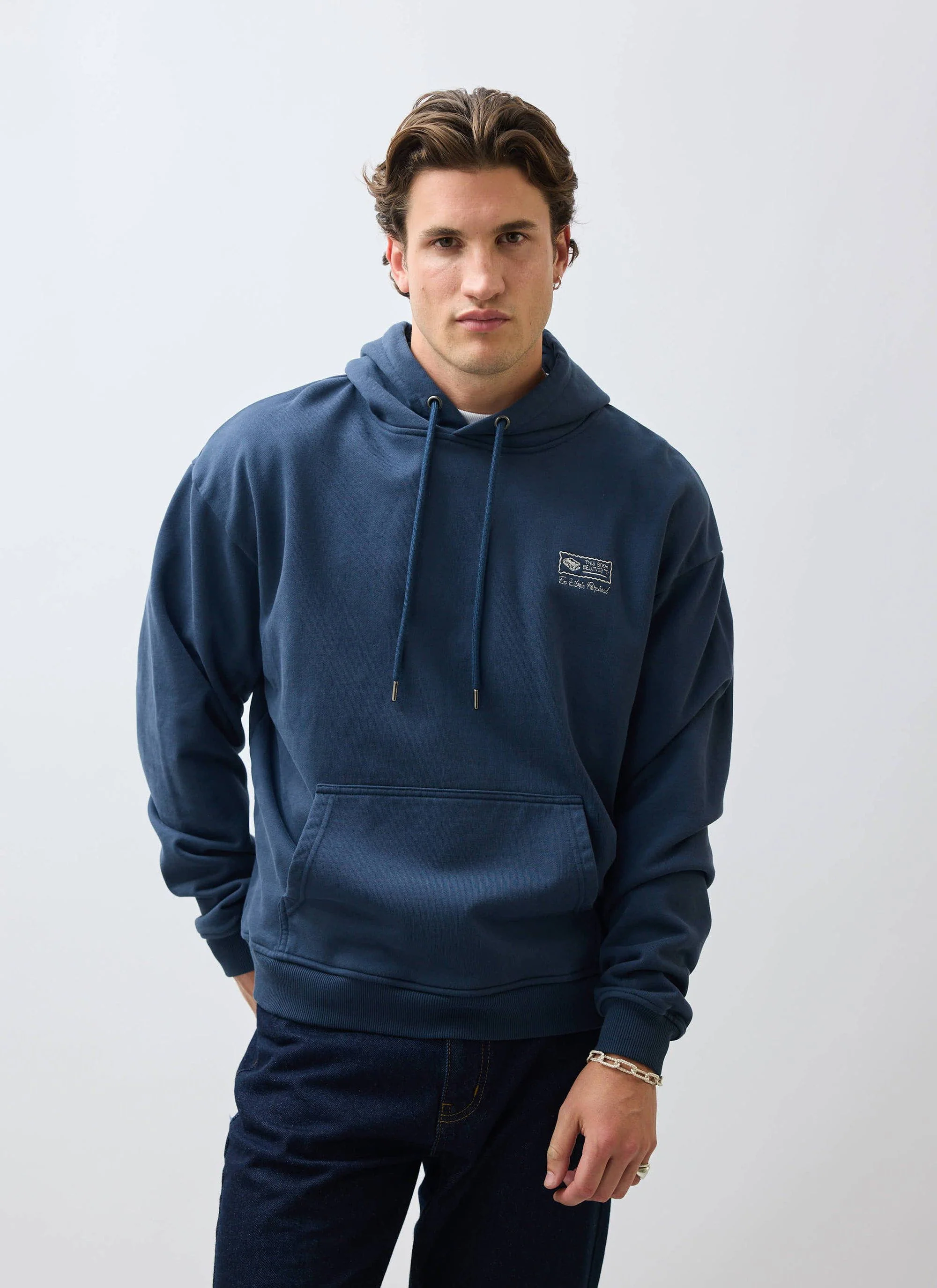 This Book Belongs To Hoodie | Cotton | Navy