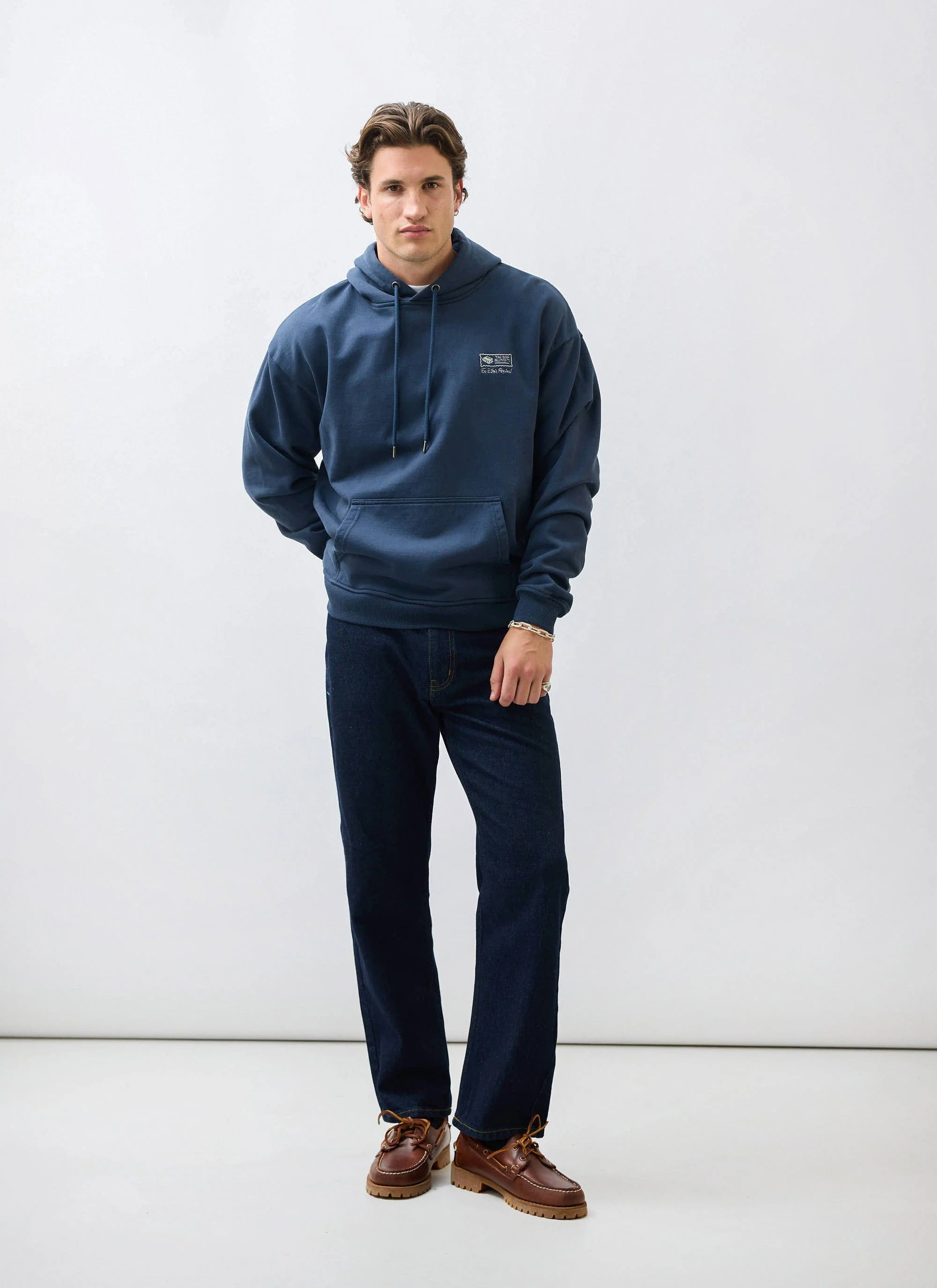 This Book Belongs To Hoodie | Cotton | Navy - Image 2
