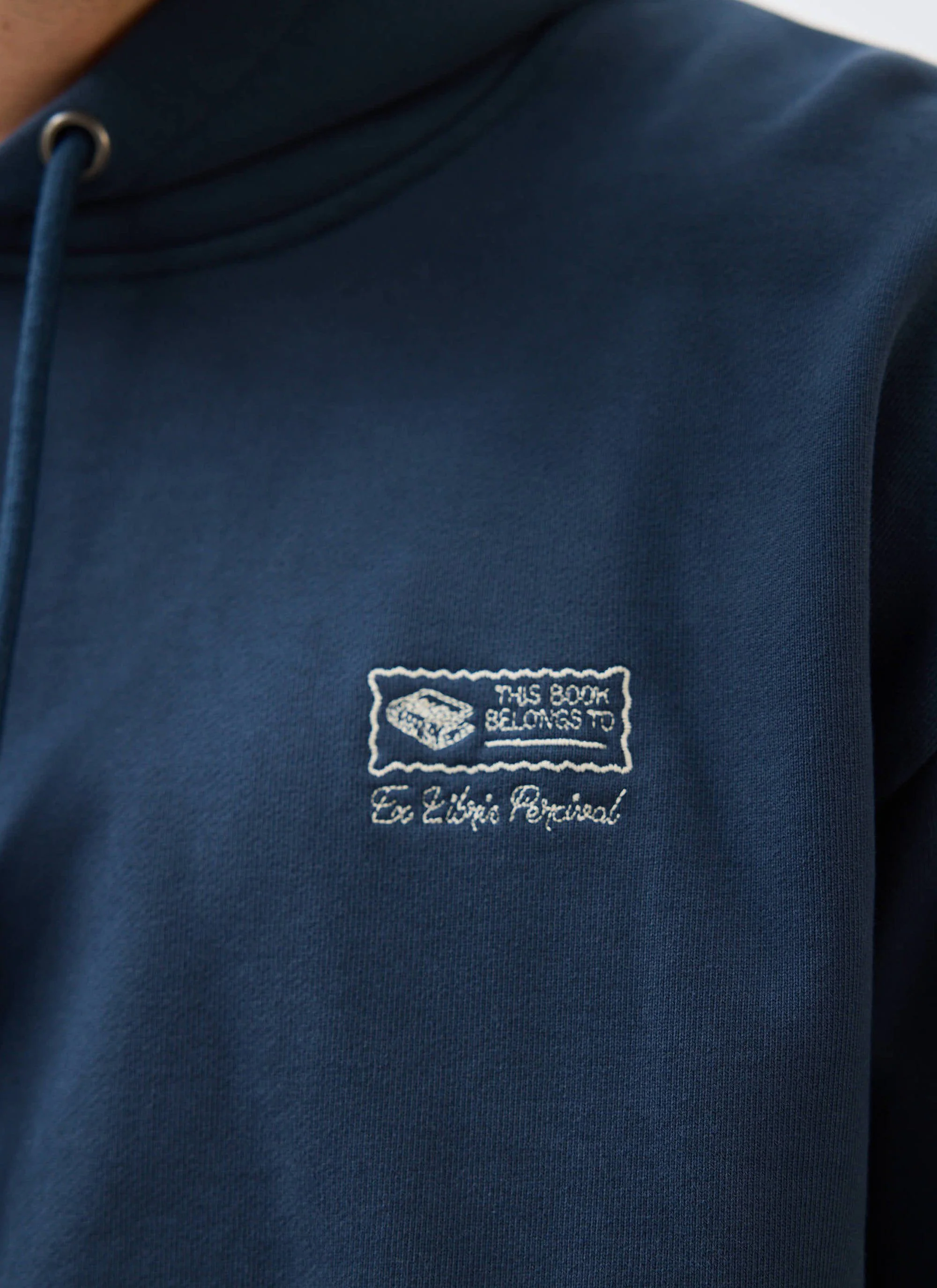 This Book Belongs To Hoodie | Cotton | Navy - Image 4