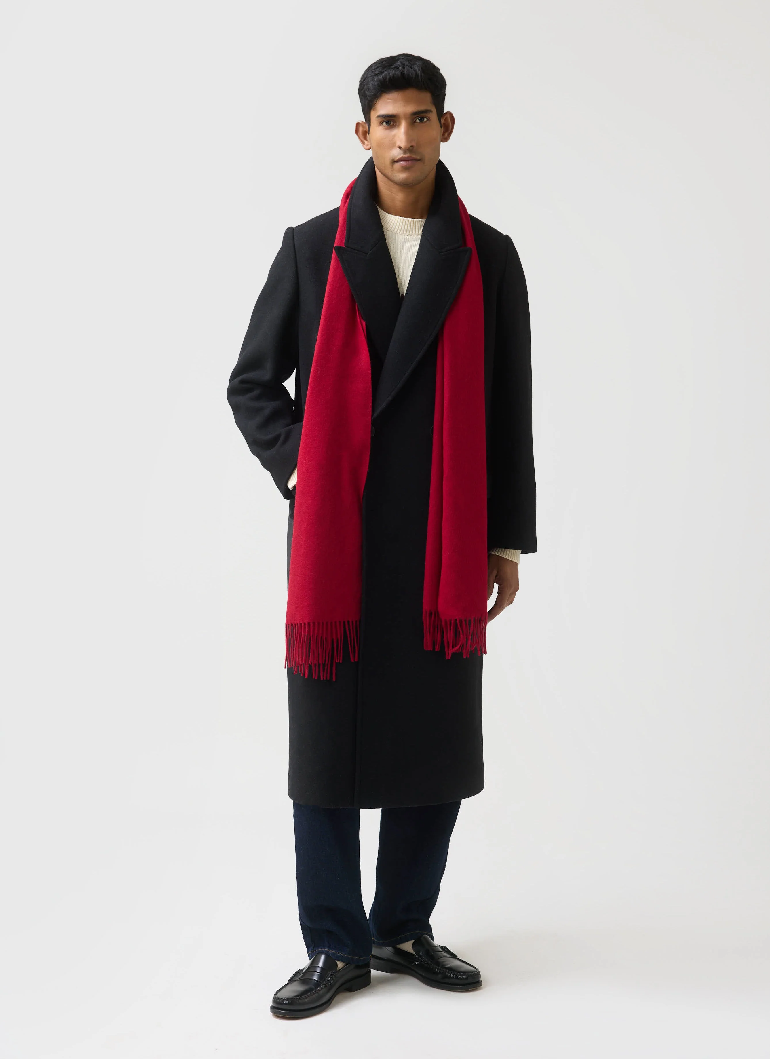 Tolkein Scarf | Wool | Red
