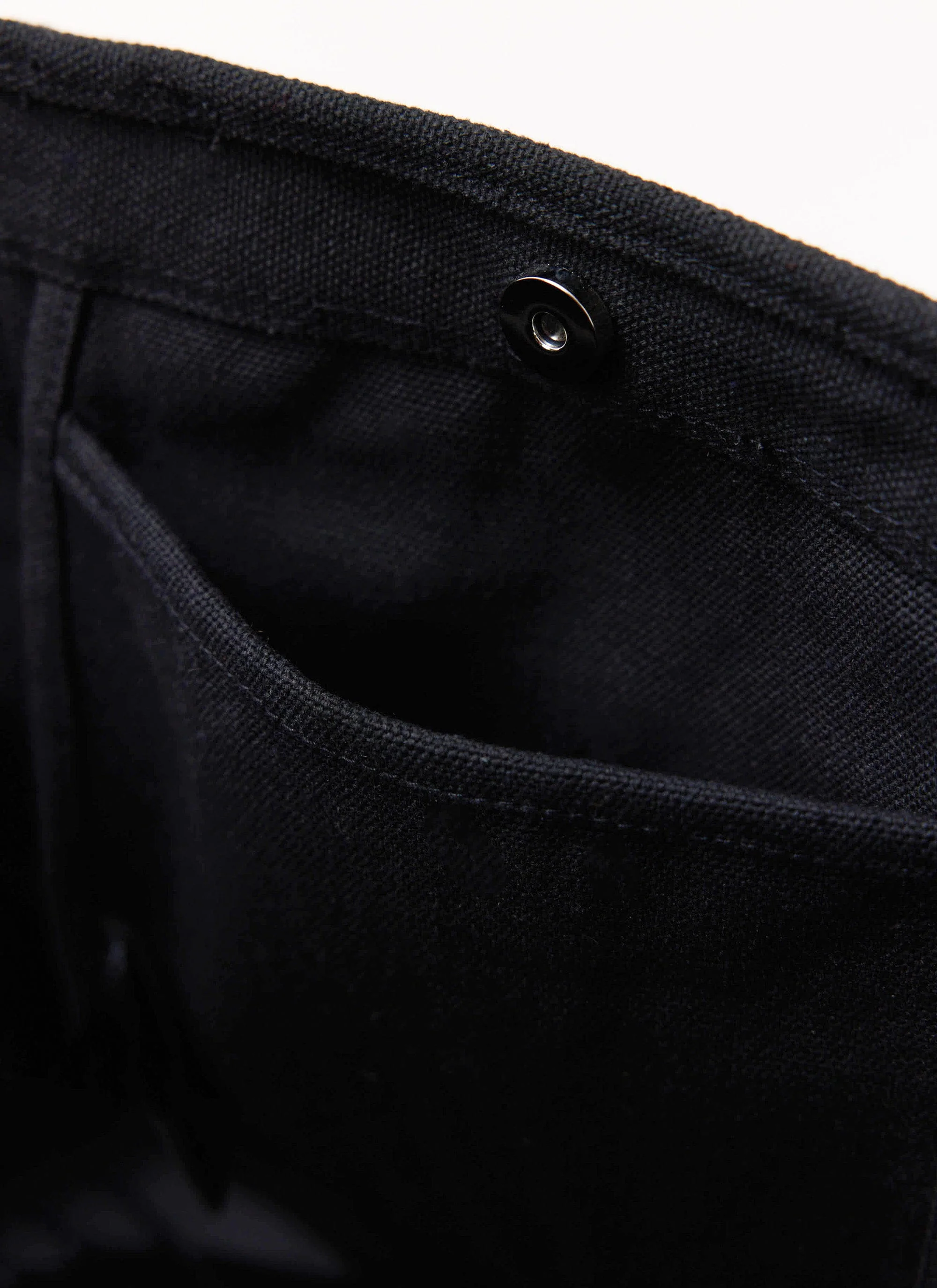 Tote Bag | Cotton Canvas | Black - Image 4