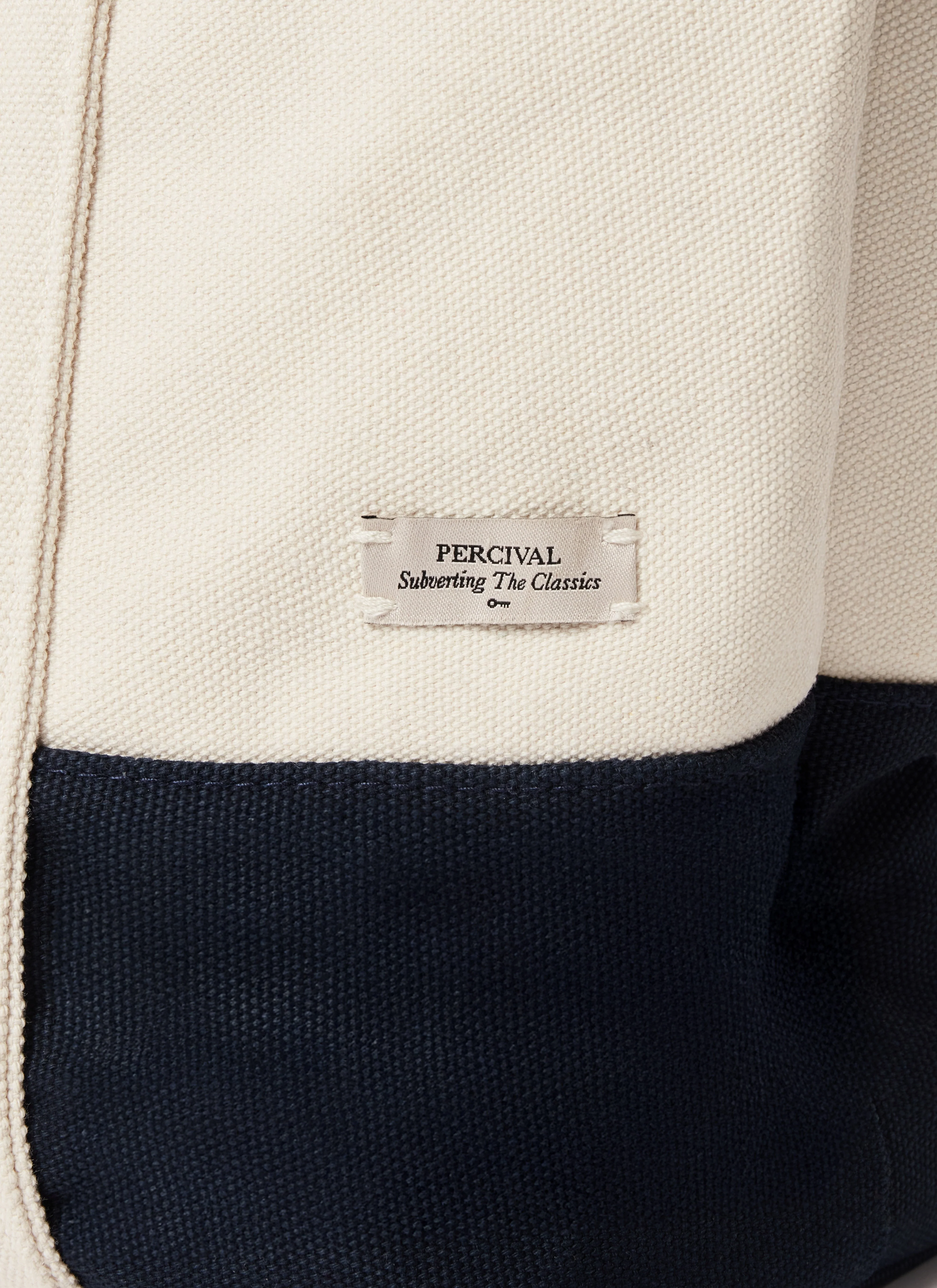 Tote Bag | Brighton & Hove Albion F.C. x Percival | Cream Navy - Image 4
