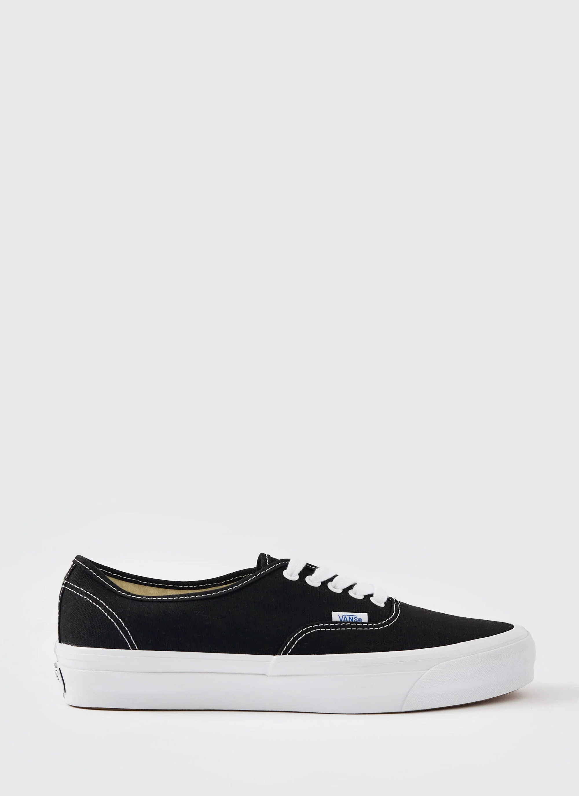 Vans | Premium Authentic 44 Shoe | Black with White - Image 4