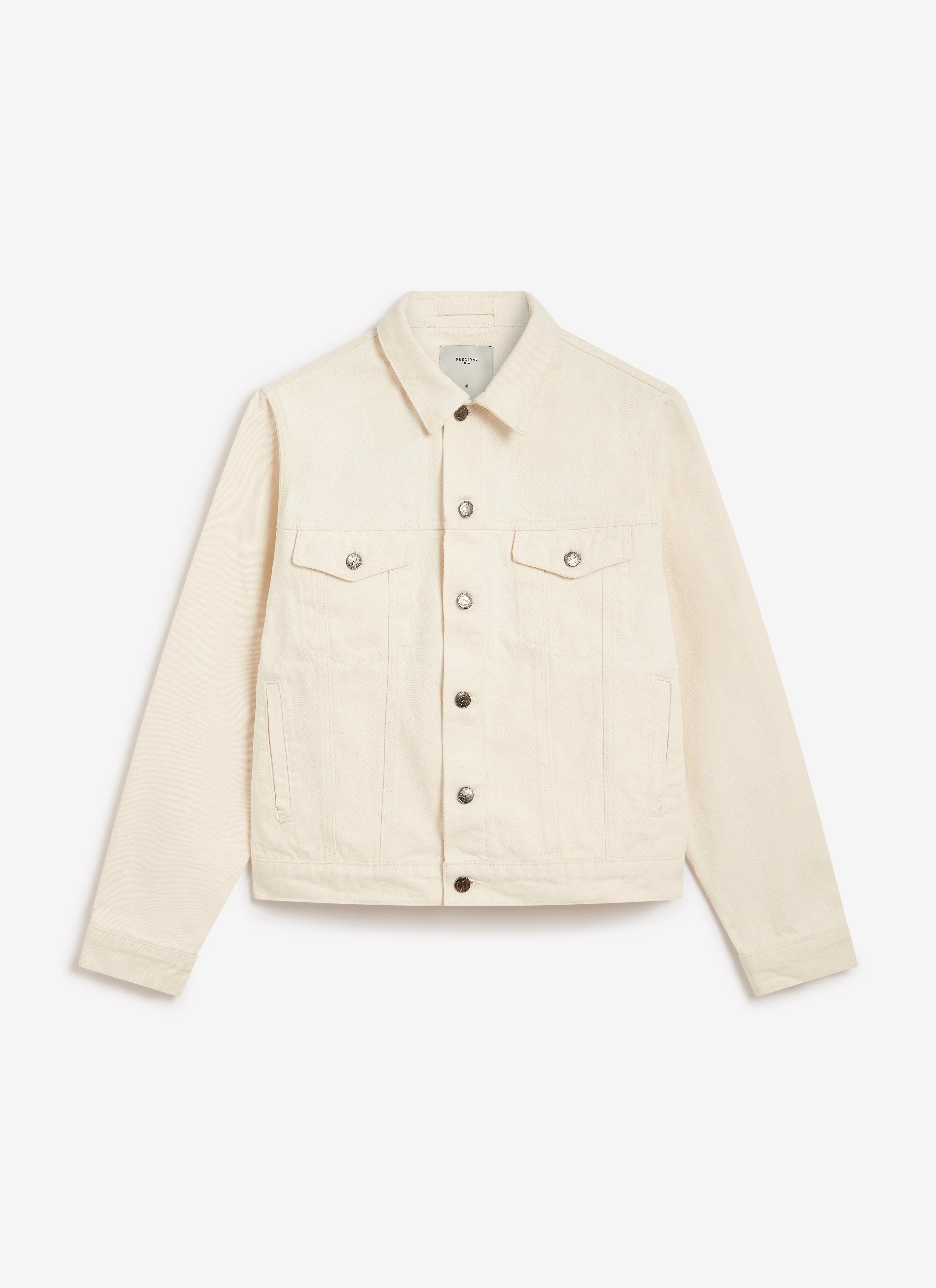 Western Trucker Jacket | Denim | Cream - Image 10