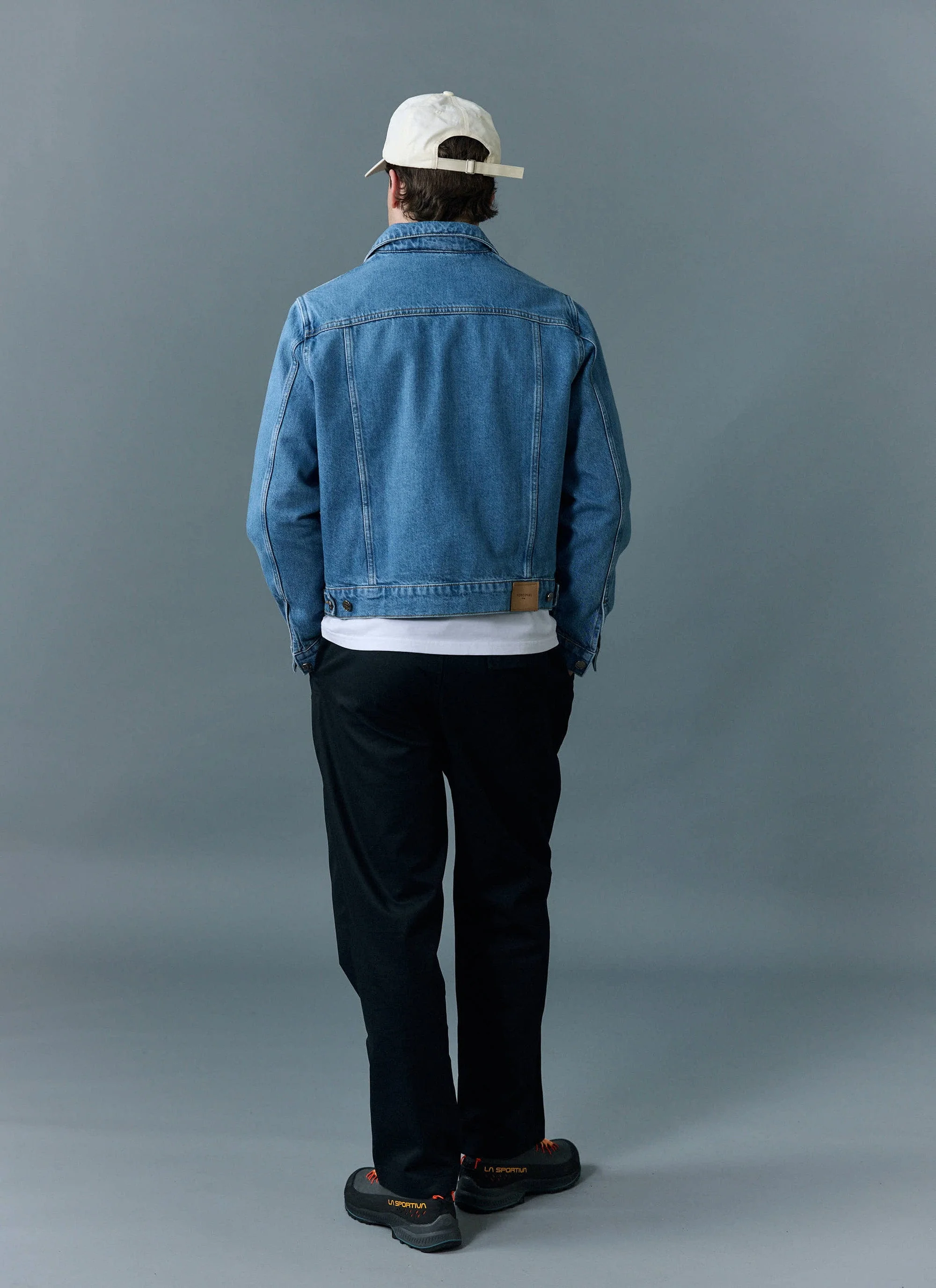 Western Trucker Jacket | Denim | Light Wash Blue - Image 3