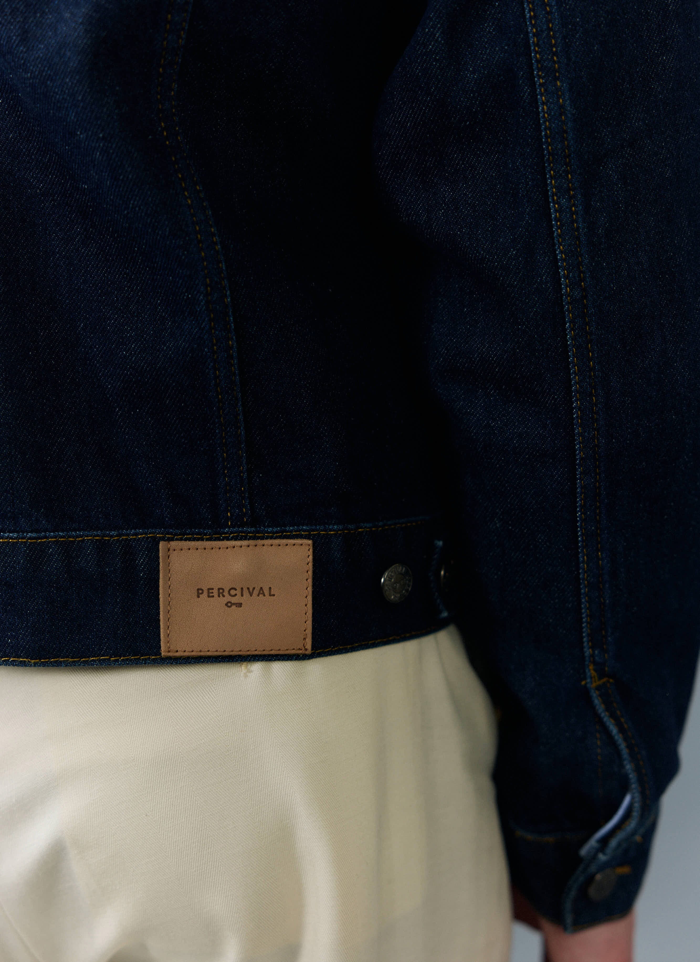 Western Trucker Jacket | Denim | Dark Indigo - Image 5