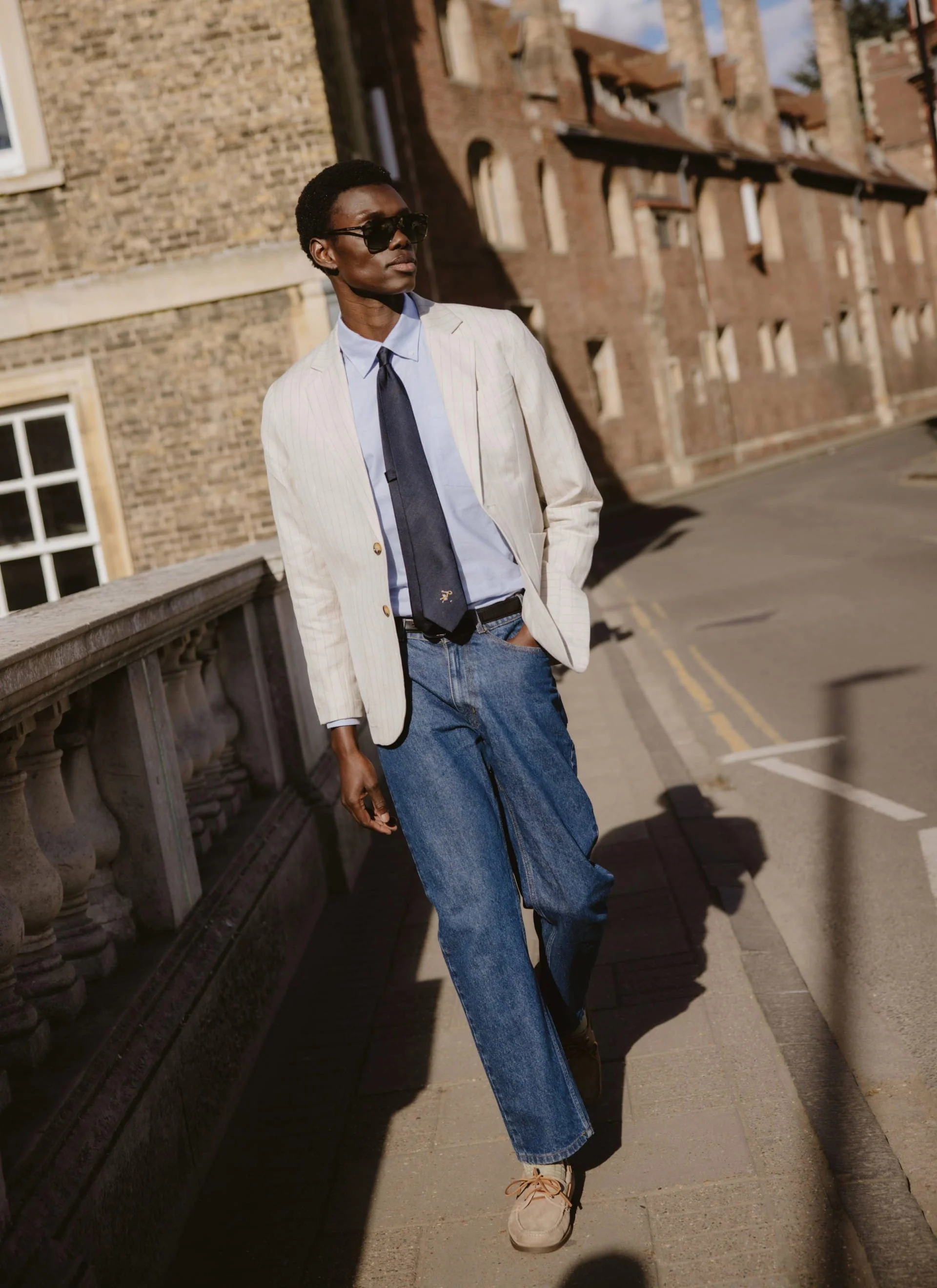 World Key Tie | Silk | Navy - Image 2